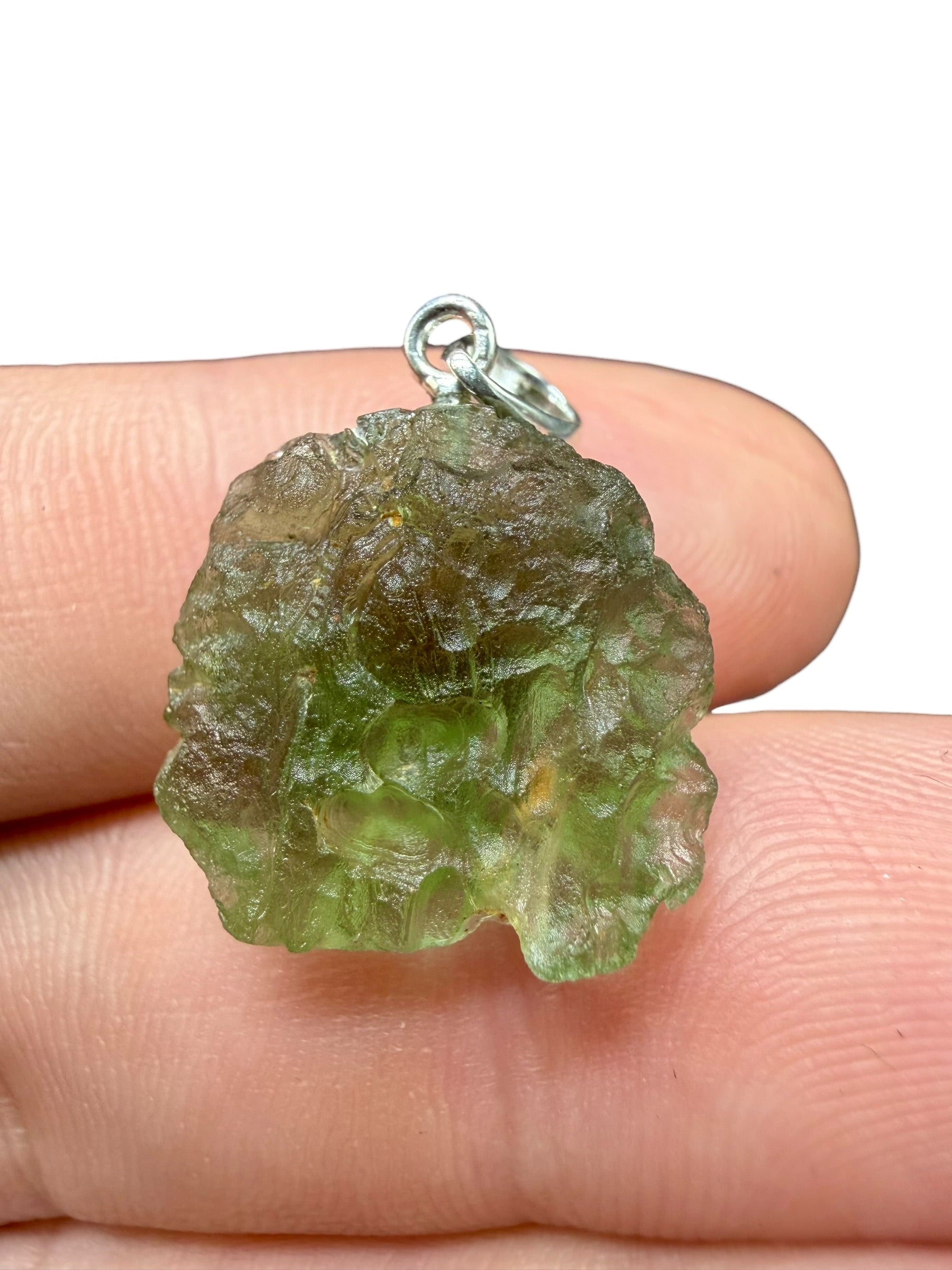 Silver moldavite pendant 2,5g - SP/V882