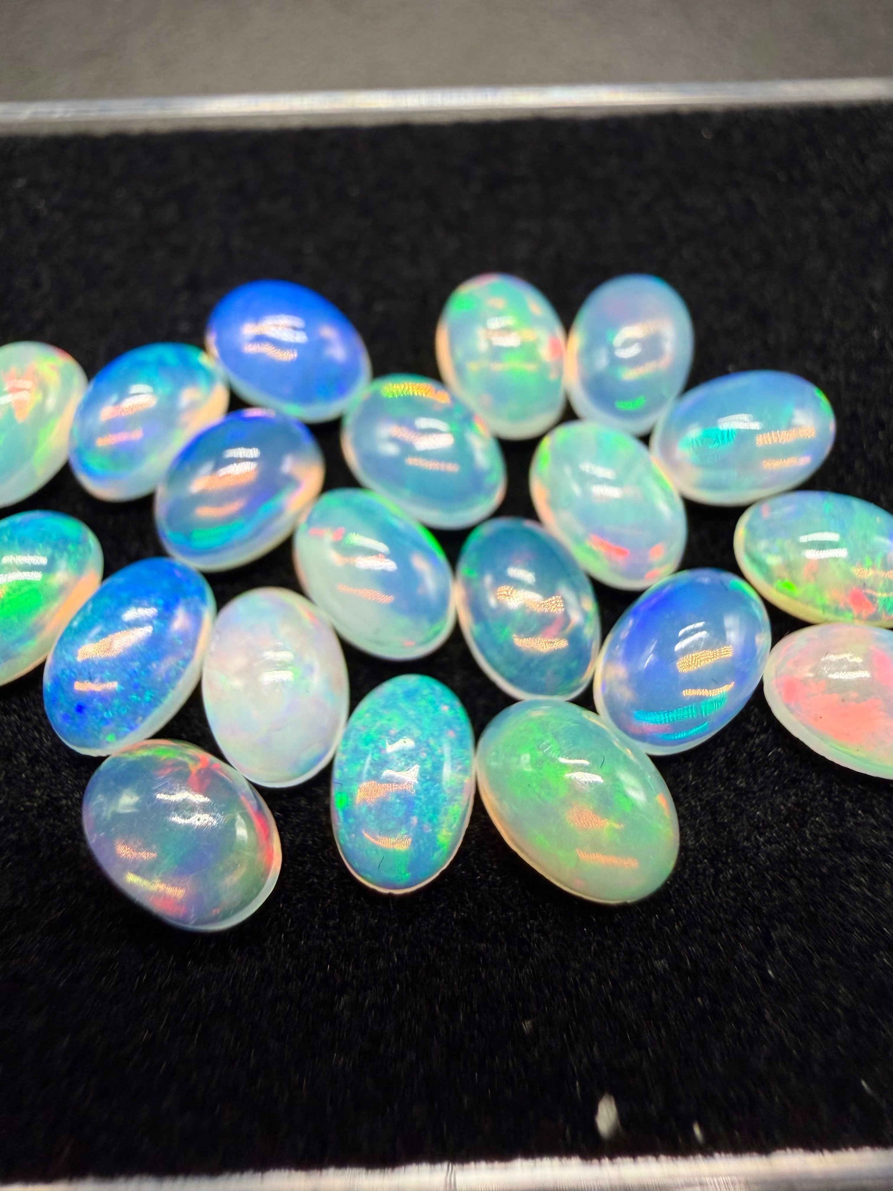 20 pcs precious opal cabochons – Welo, Ethiopia - OPK129