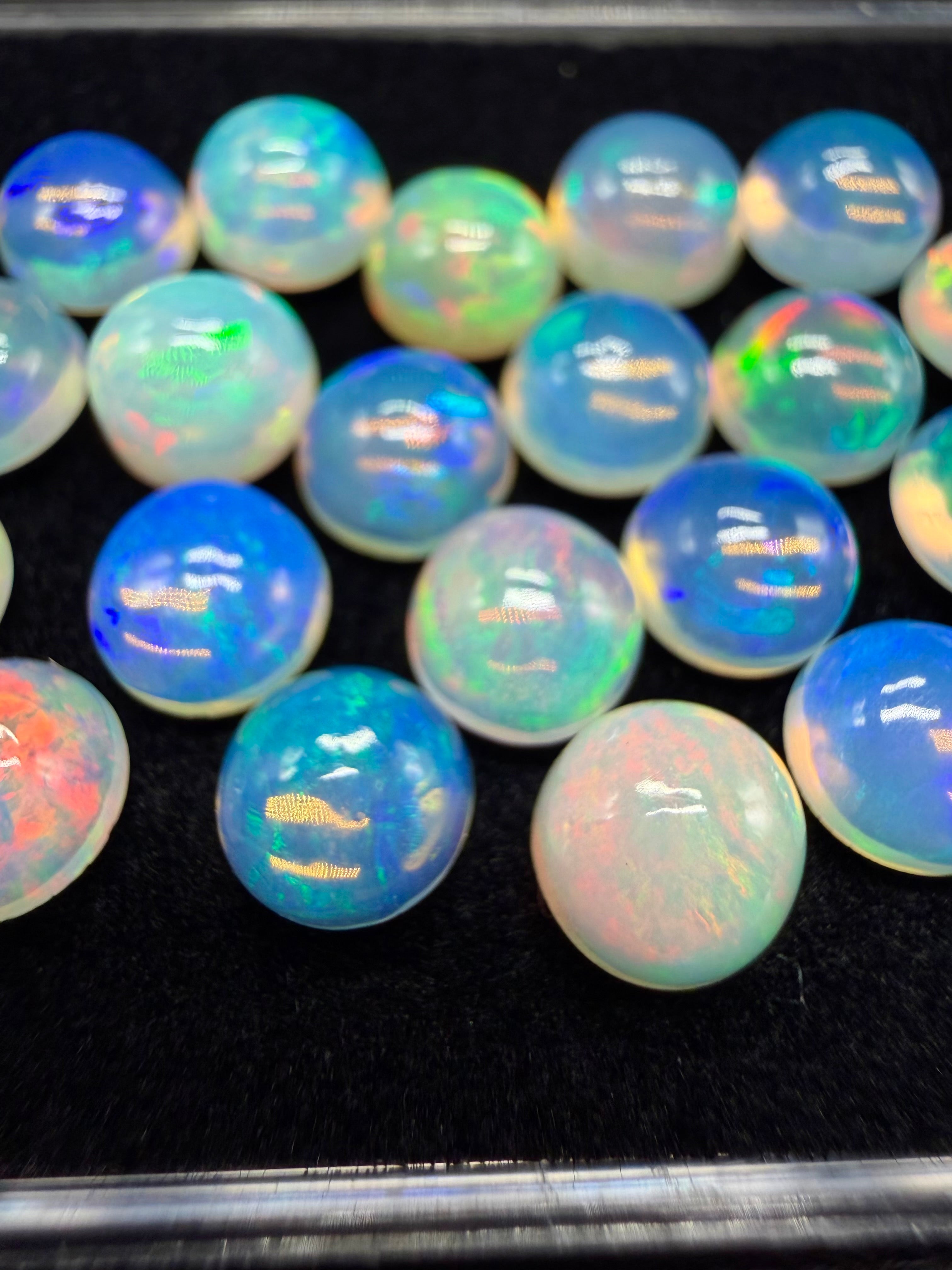 20 pcs precious opal cabochons – Welo, Ethiopia - OPK131
