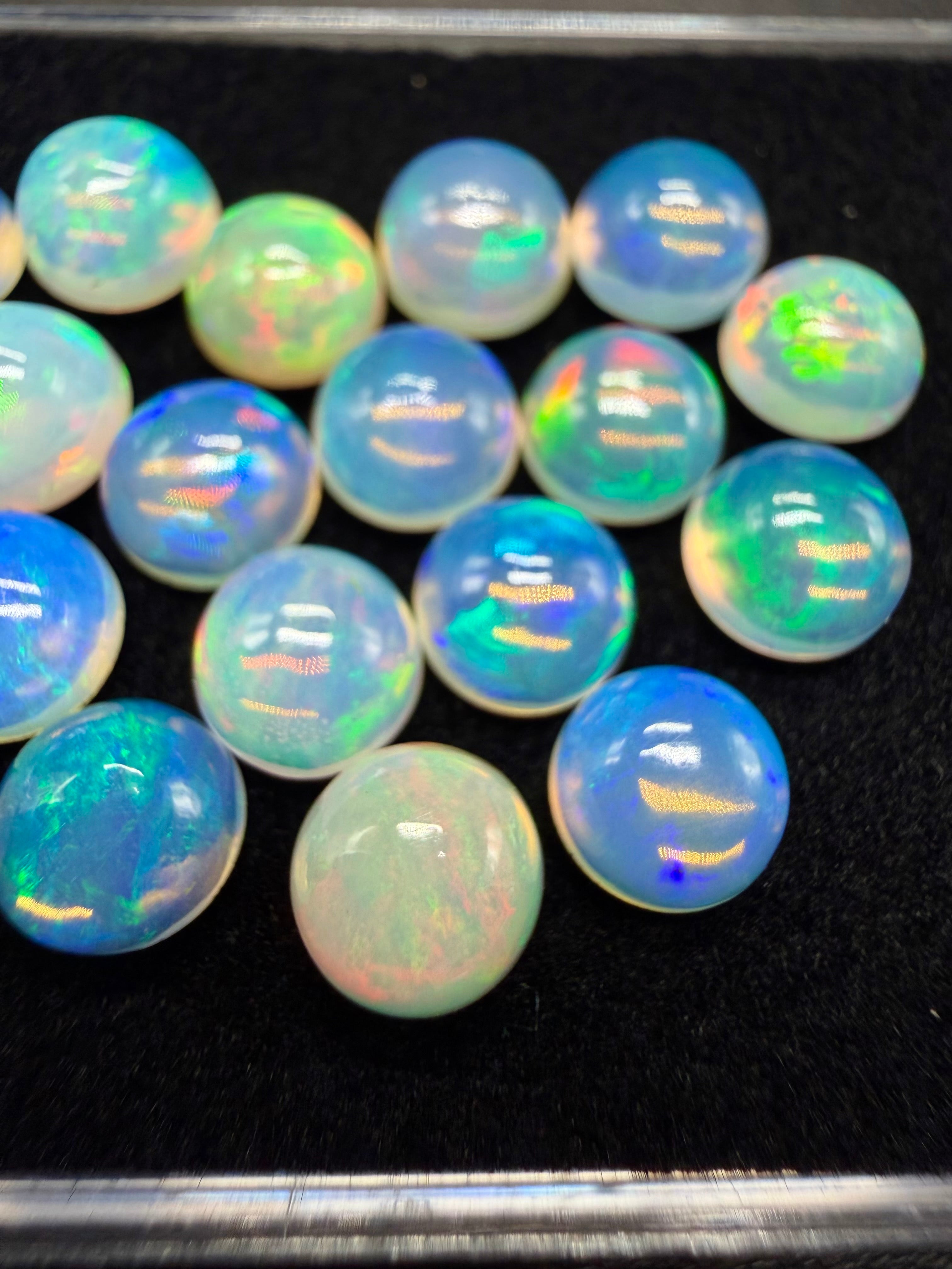20 pcs precious opal cabochons – Welo, Ethiopia - OPK131