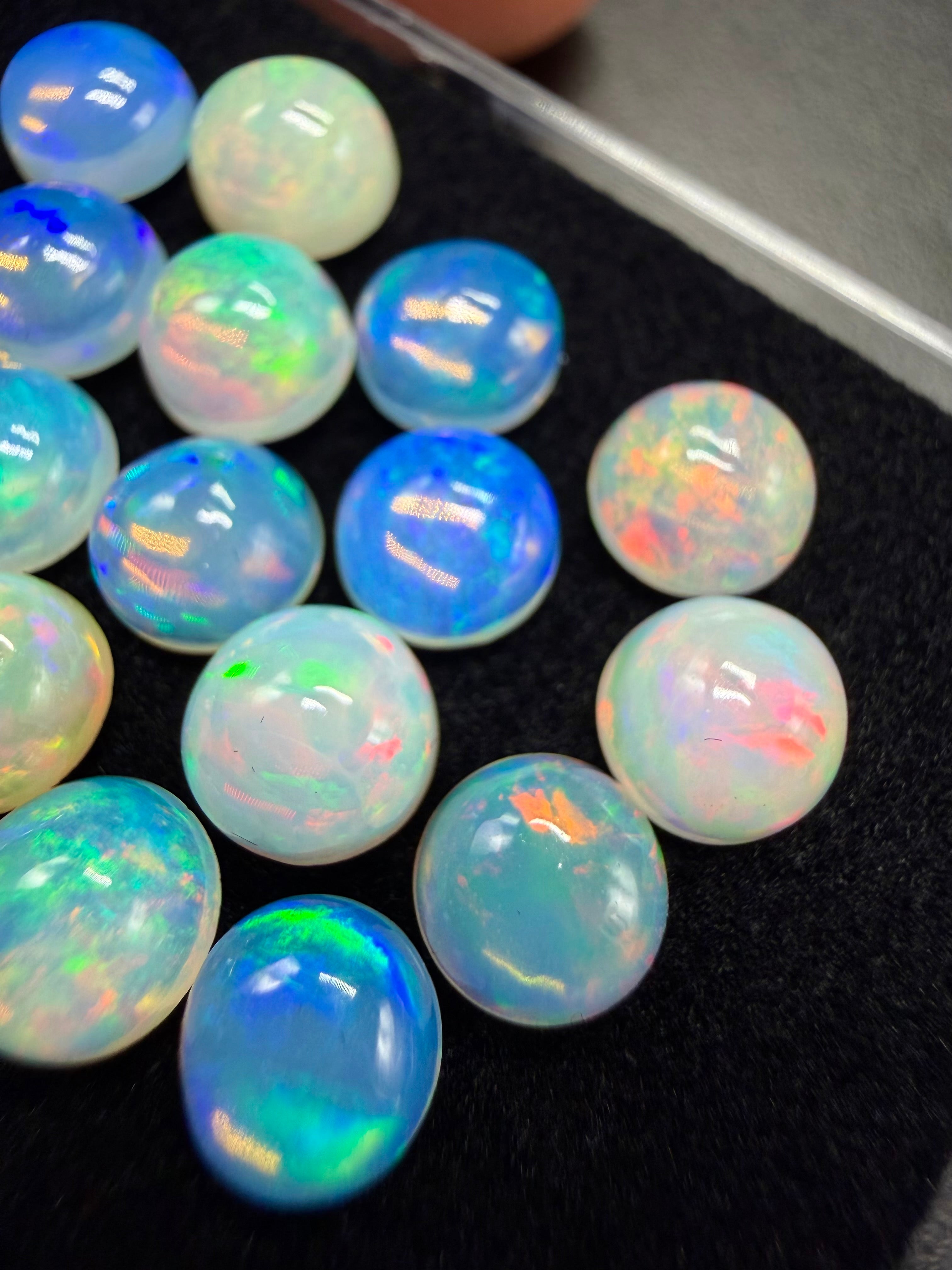 20 pcs precious opal cabochons – Welo, Ethiopia - OPK131