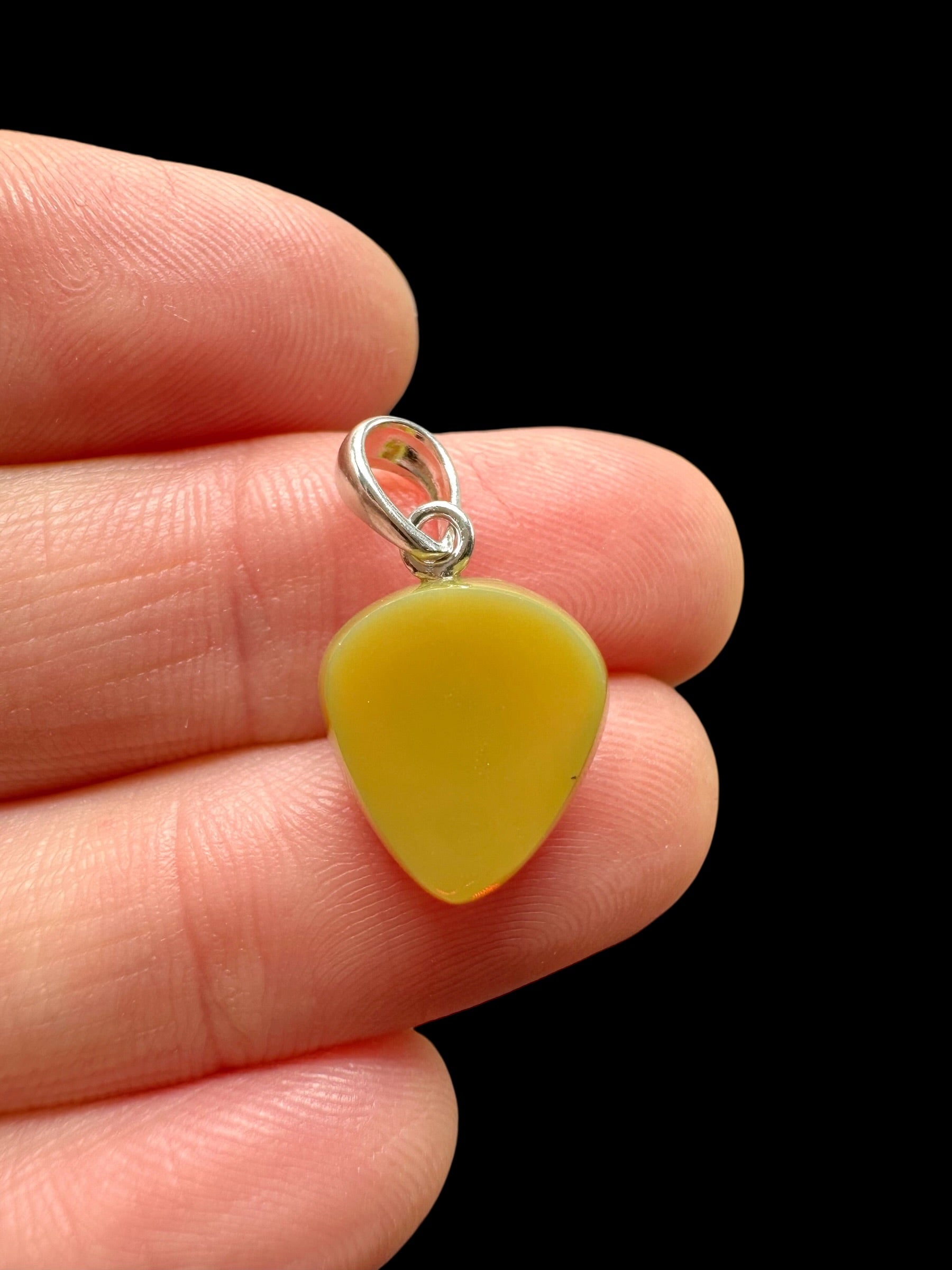Silver faceted precious opal pendant - SP/OP111
