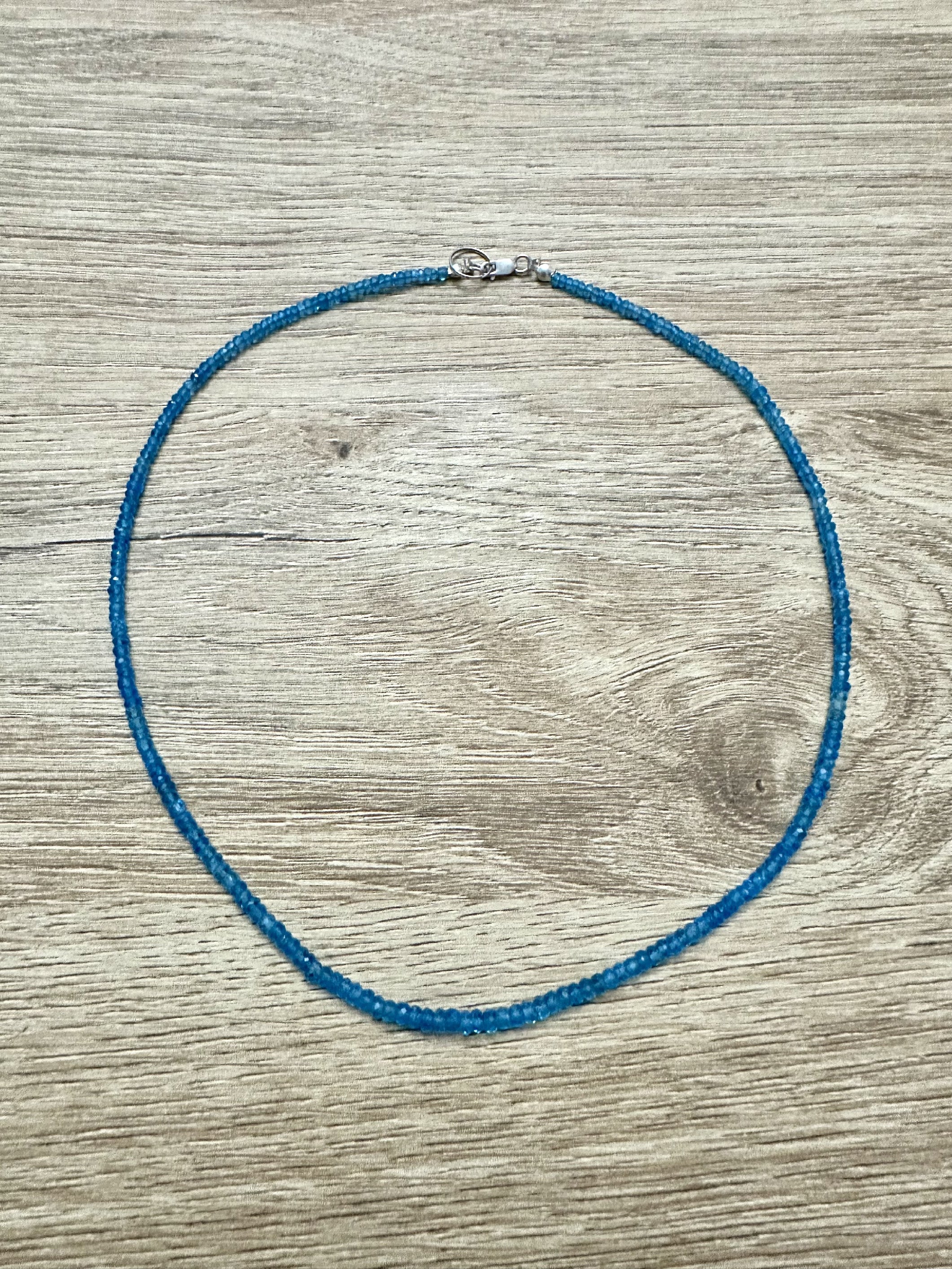 Apatite necklace 45 cm - NAH33
