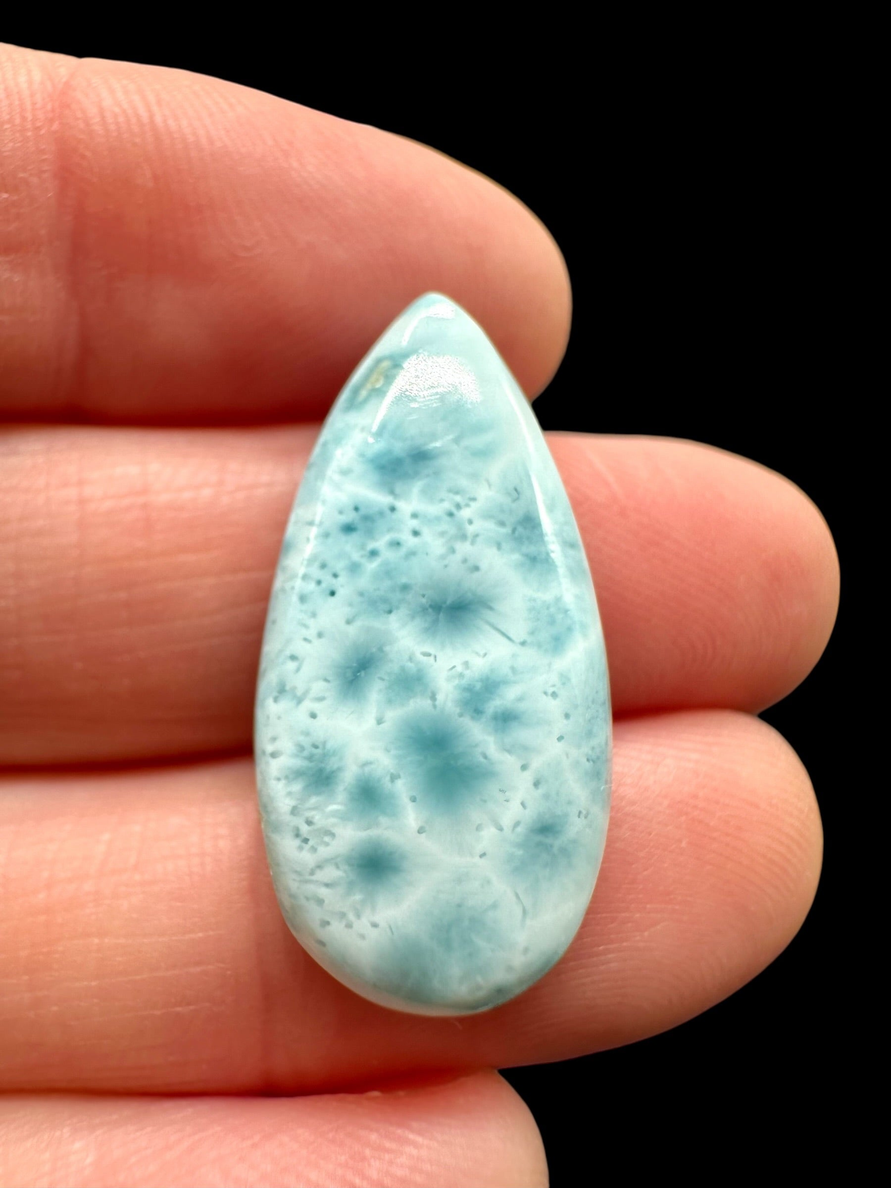 Larimar cabochon – Dominican Republic