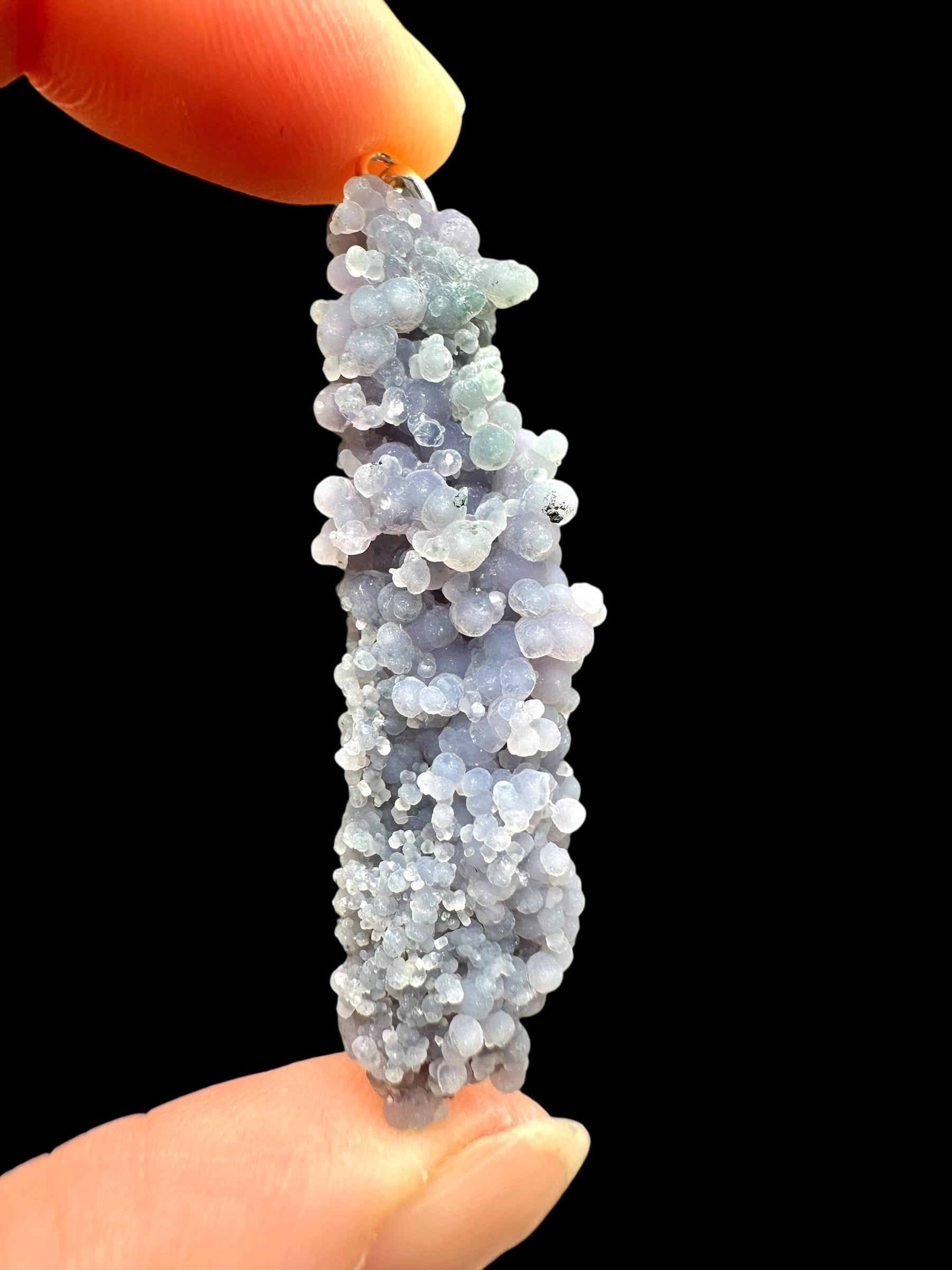 Silver grape chalcedony pendant - SP/HCH045