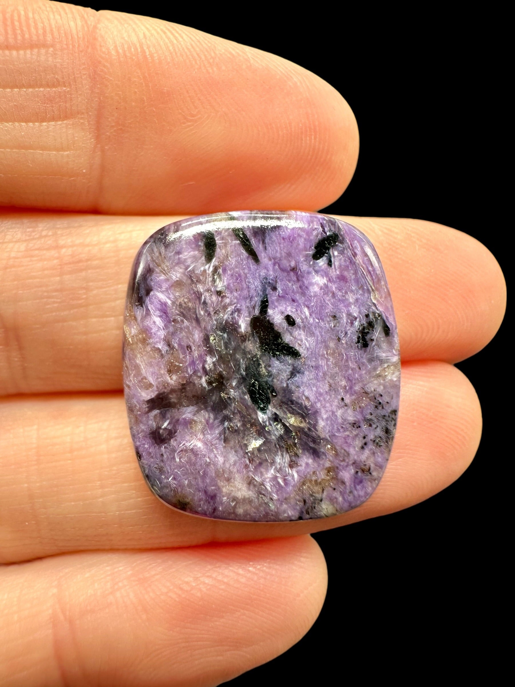 Charoite cabochon – Russia