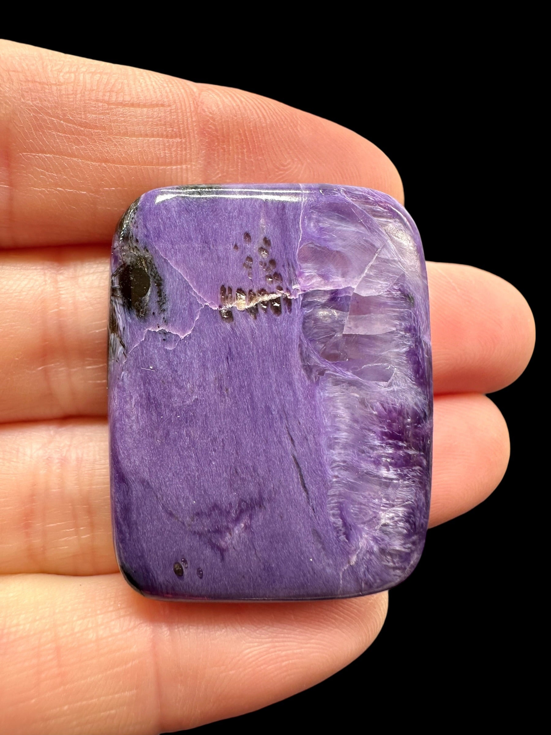 Charoite cabochon – Russia