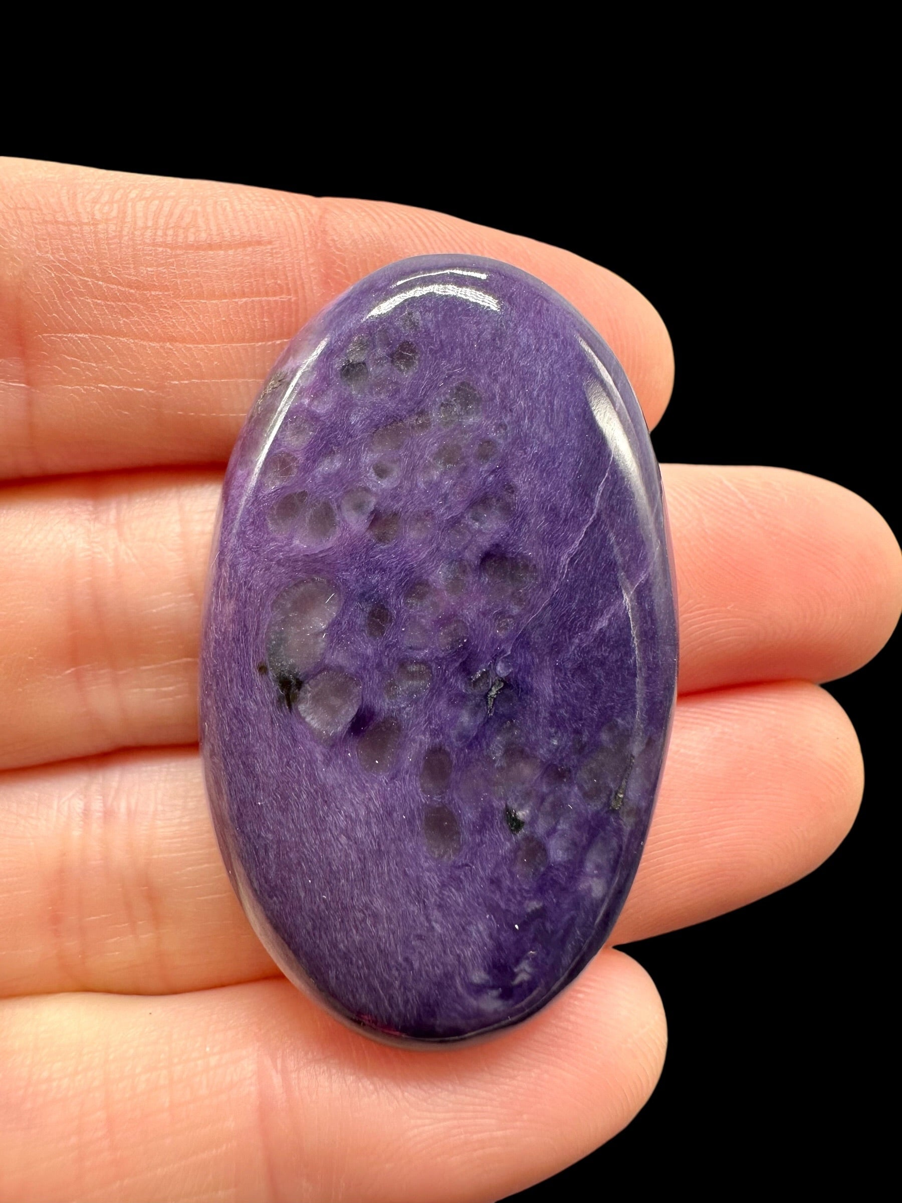 Charoite cabochon – Russia
