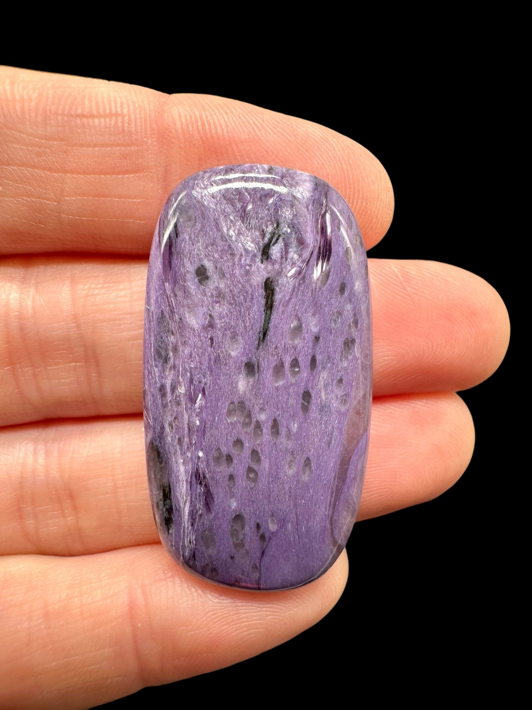 Charoite cabochon – Russia