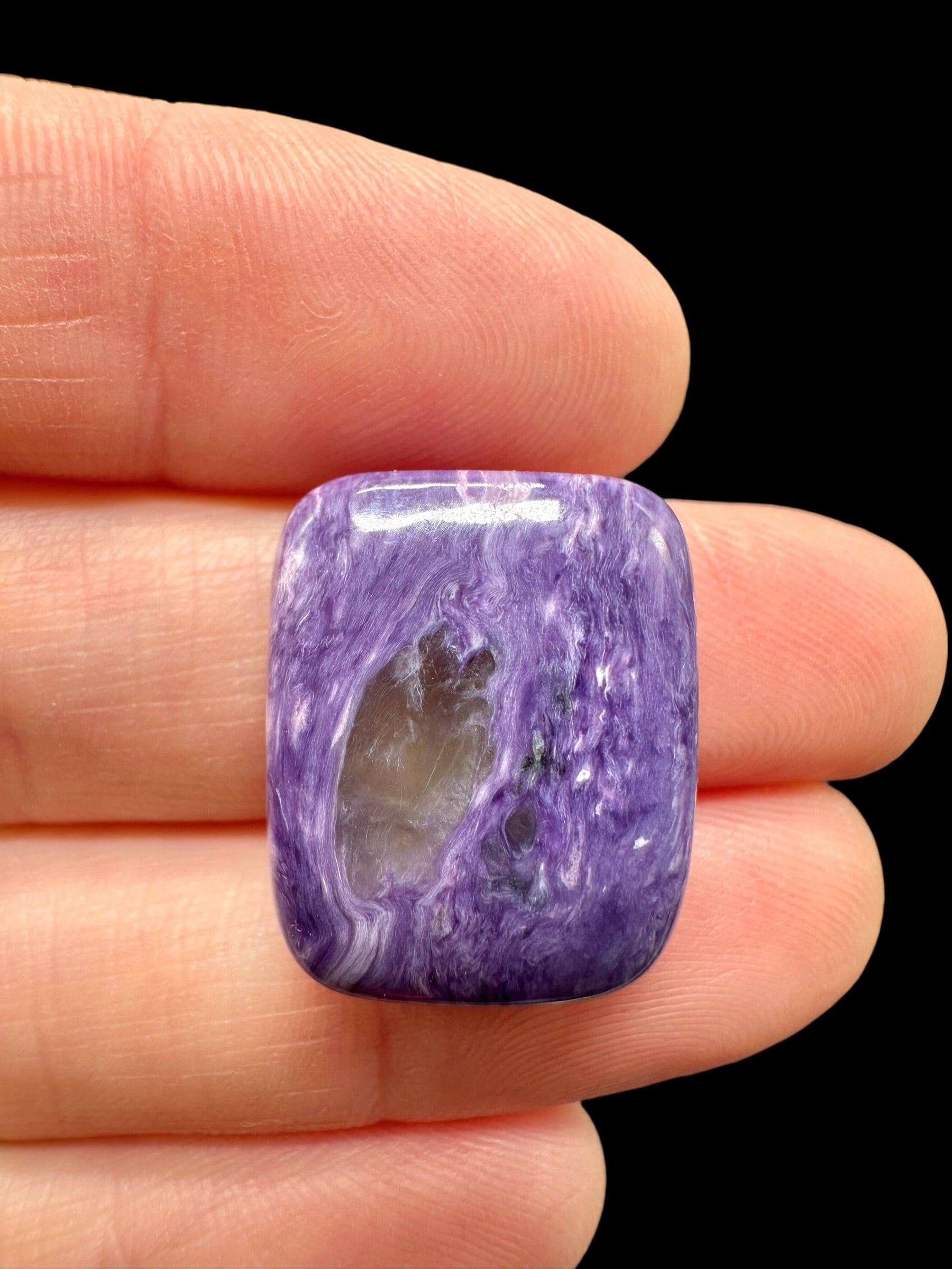 Charoite cabochon – Russia