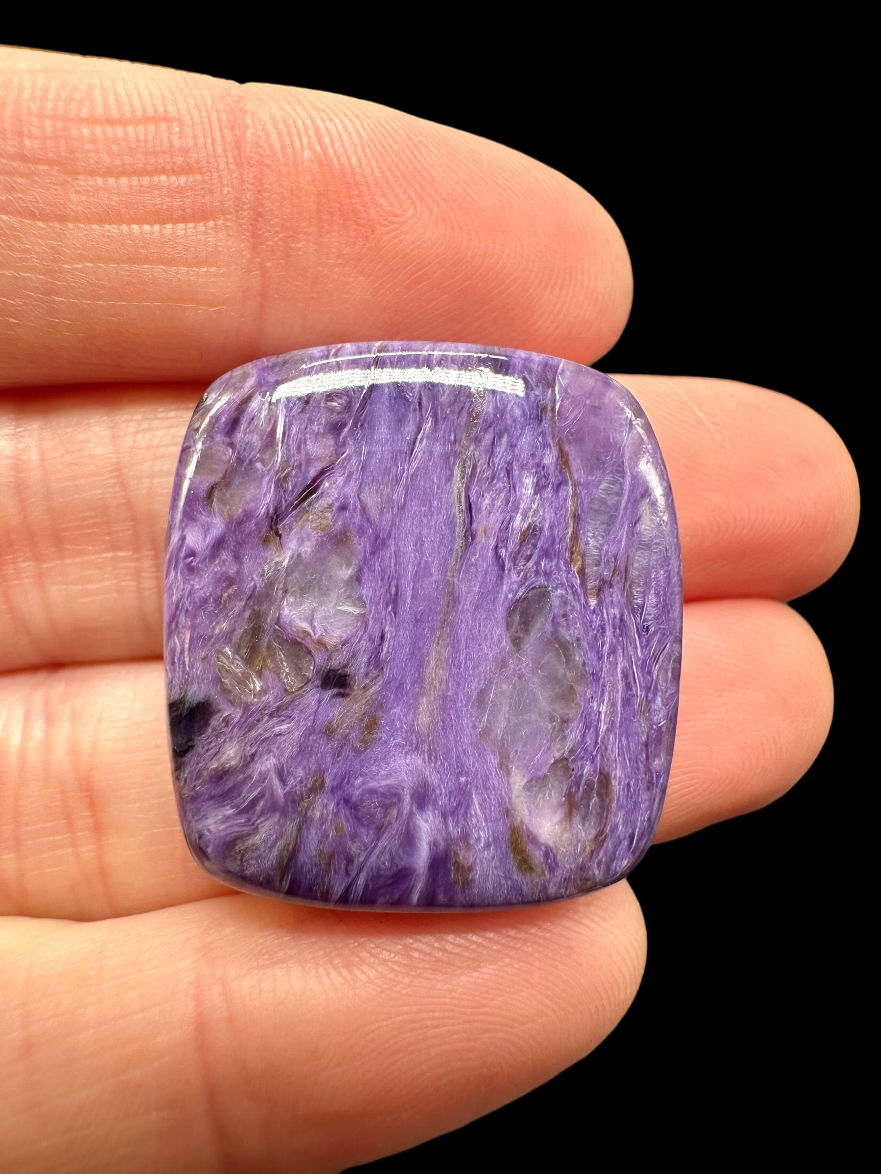 Charoite cabochon – Russia
