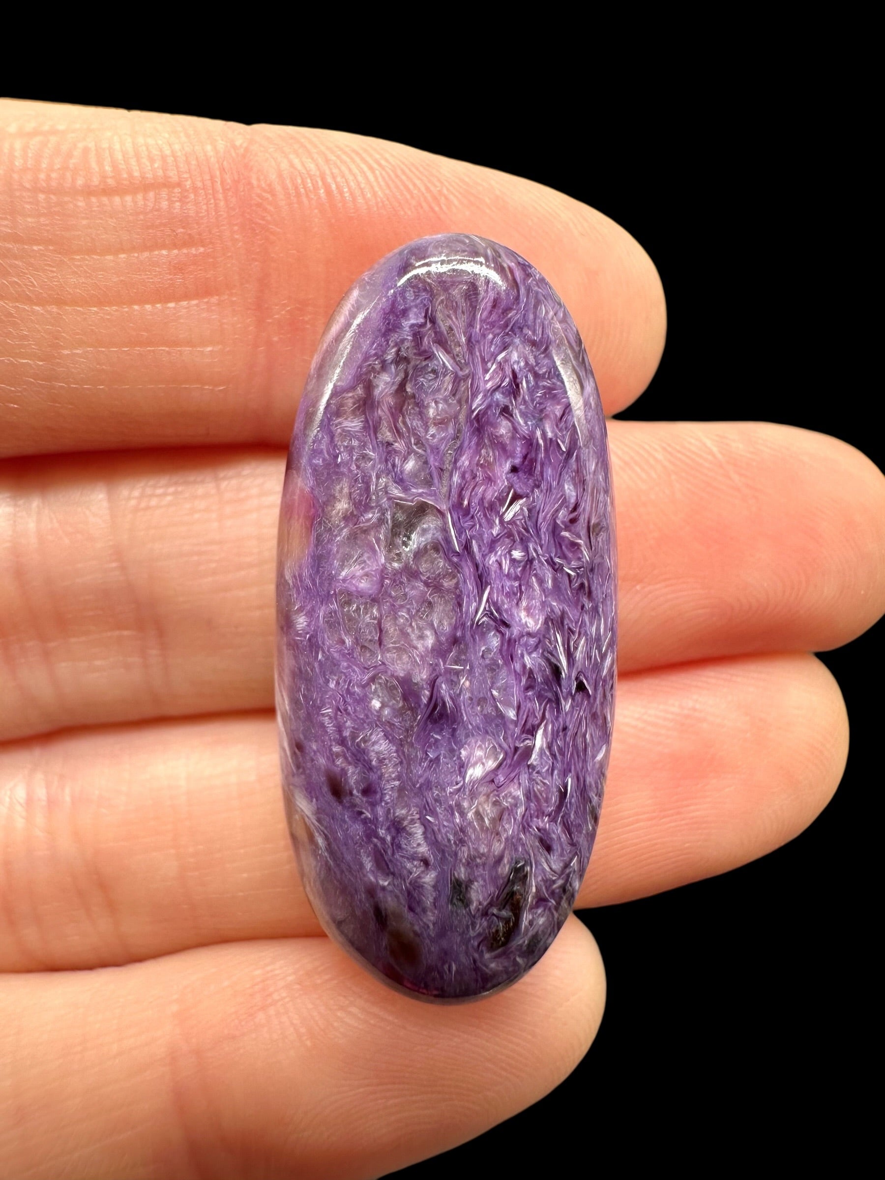 Charoite cabochon – Russia