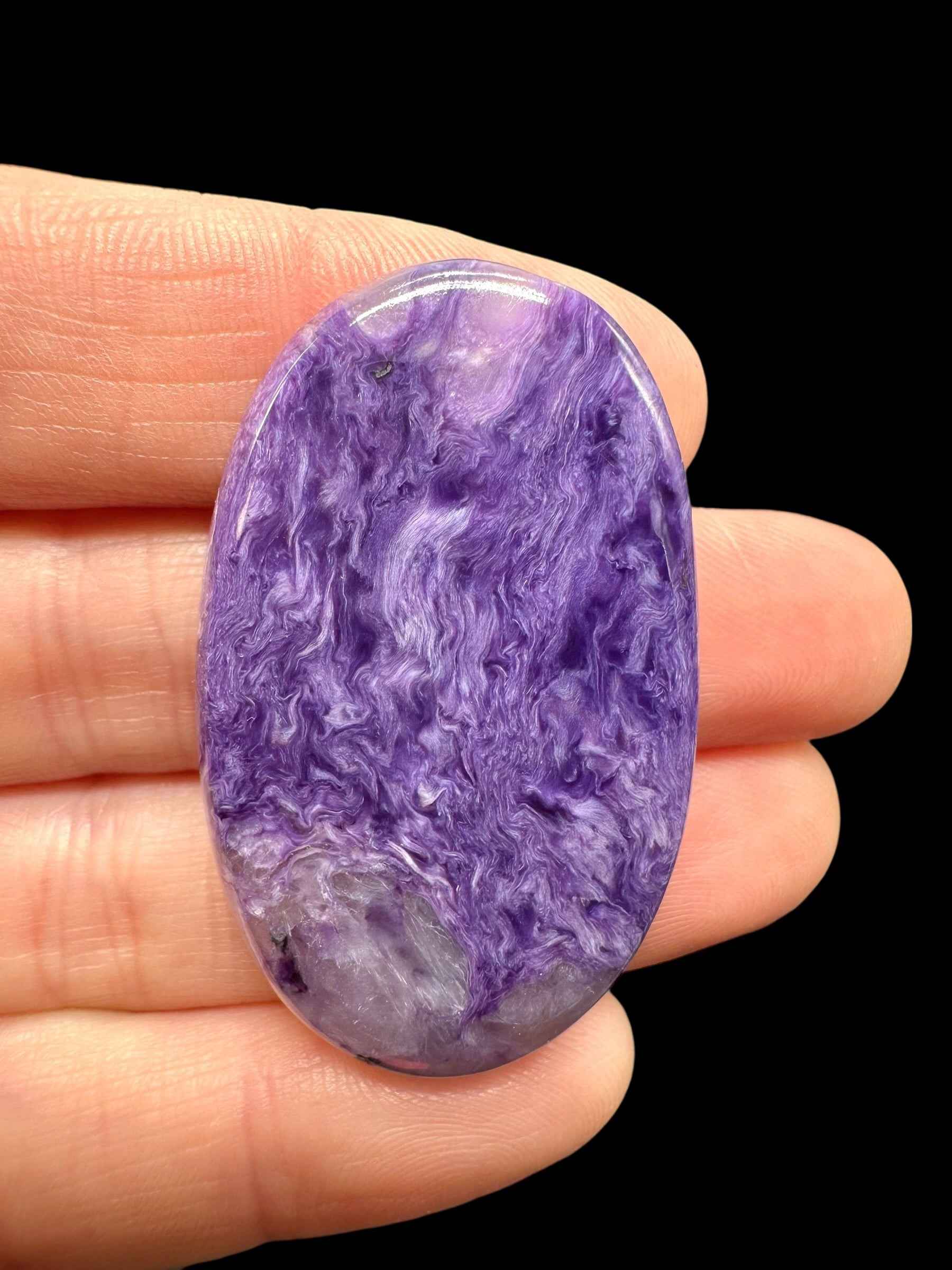 Charoite cabochon – Russia