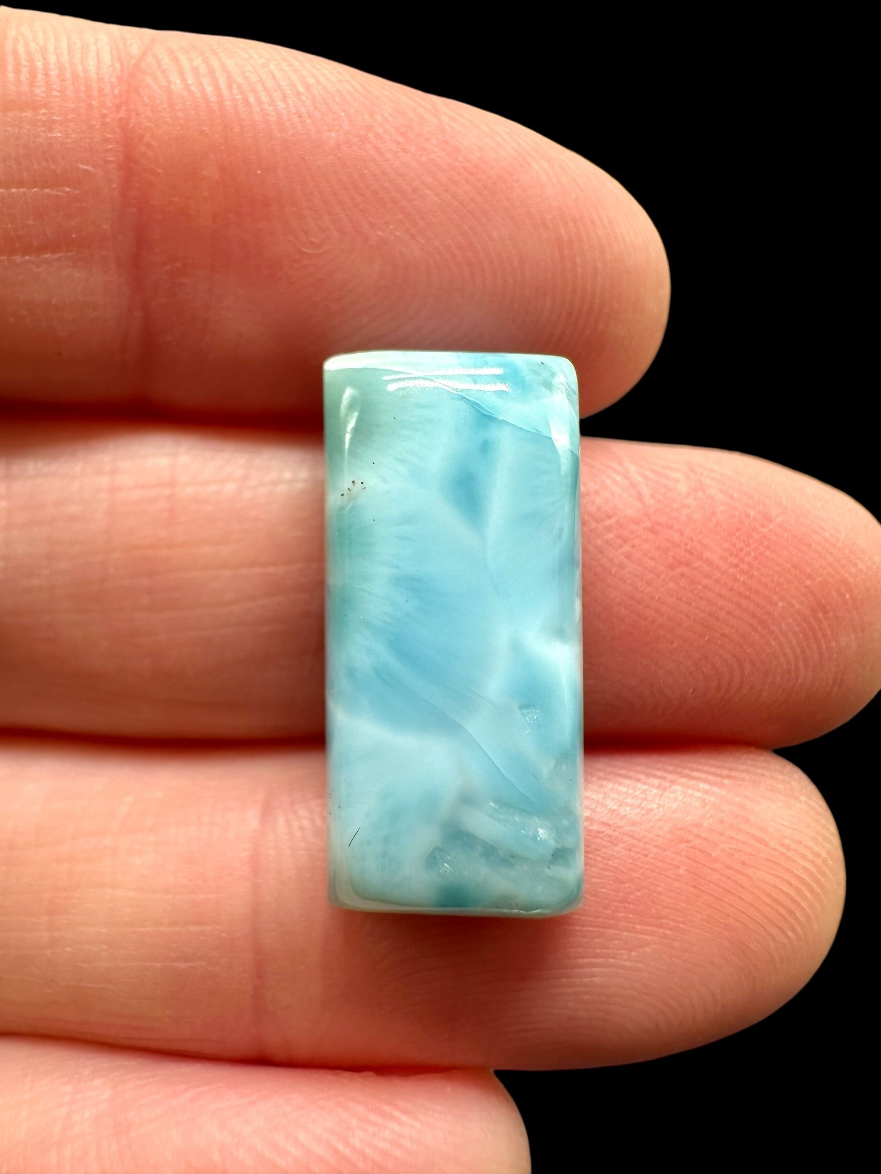 Larimar cabochon – Dominican Republic