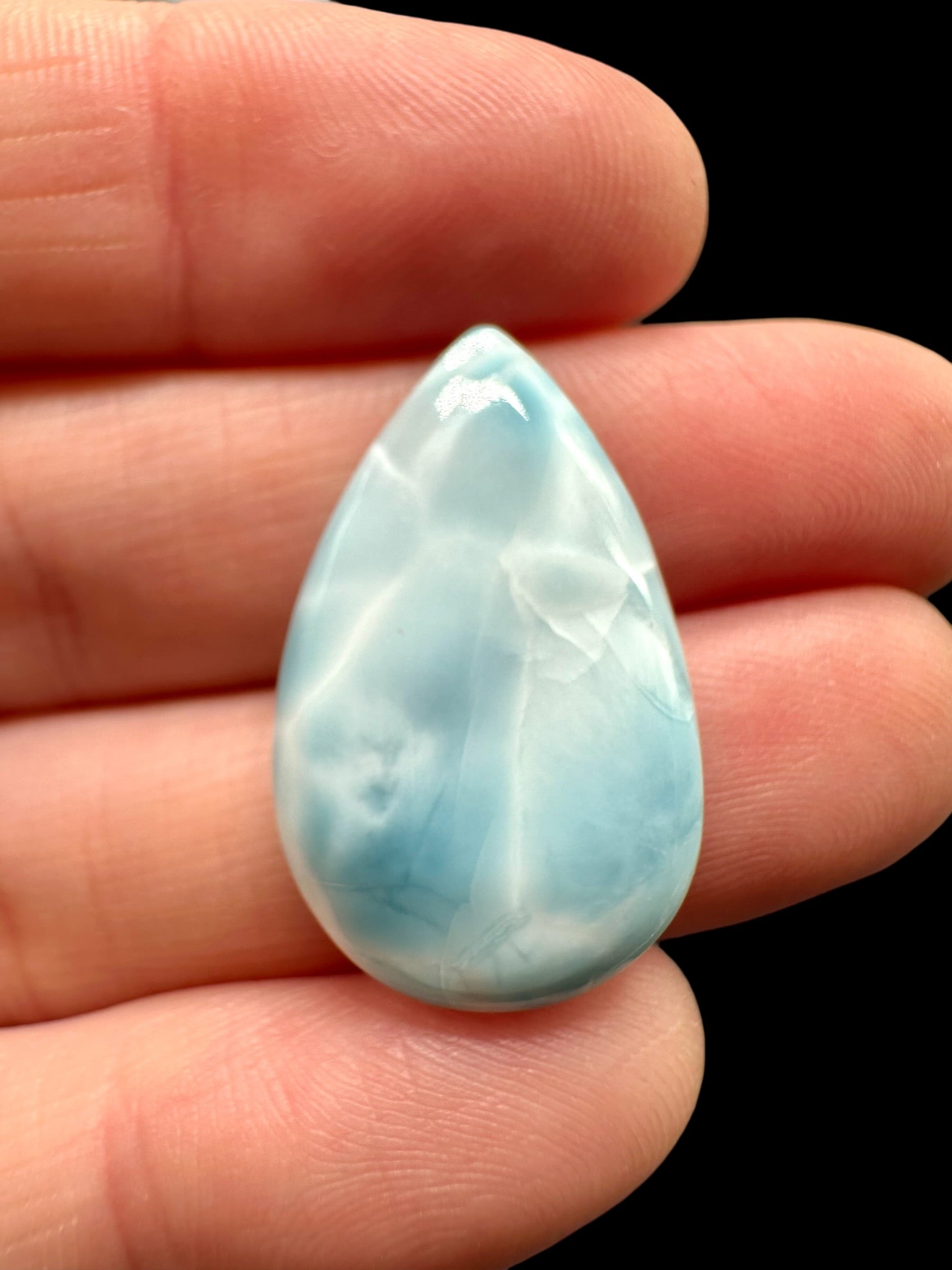 Larimar cabochon – Dominican Republic