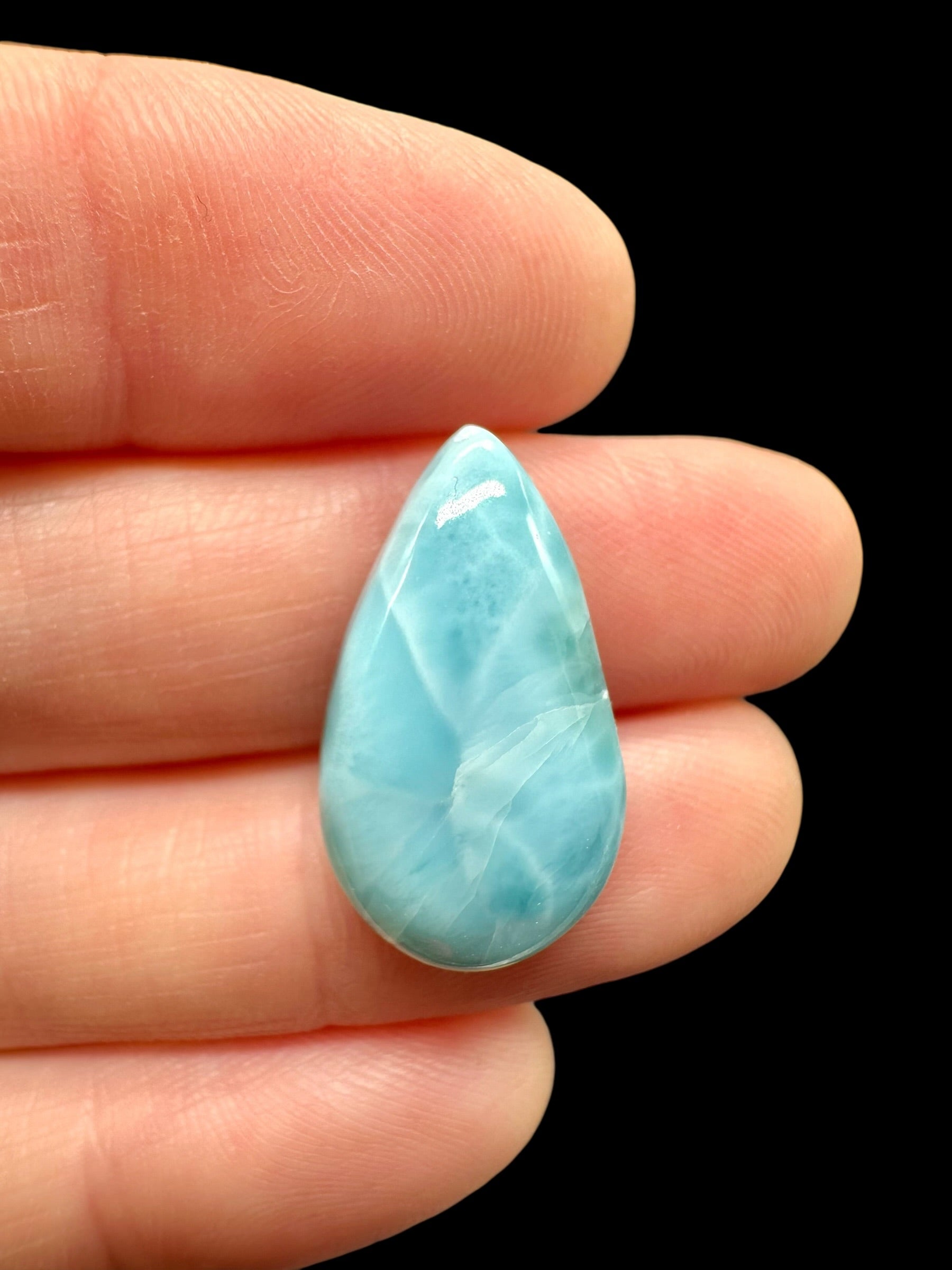 Larimar cabochon – Dominican Republic