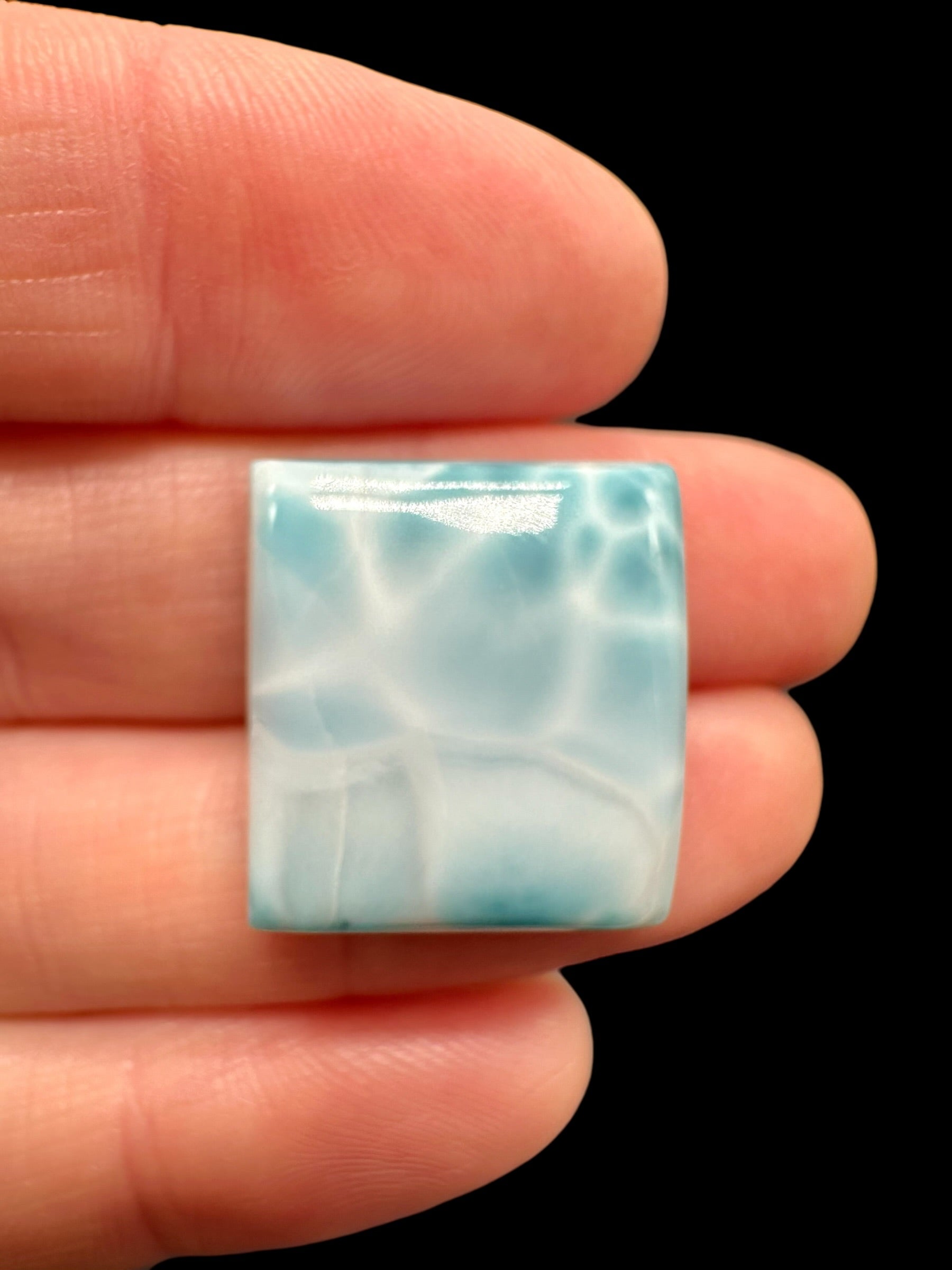 Larimar cabochon – Dominican Republic