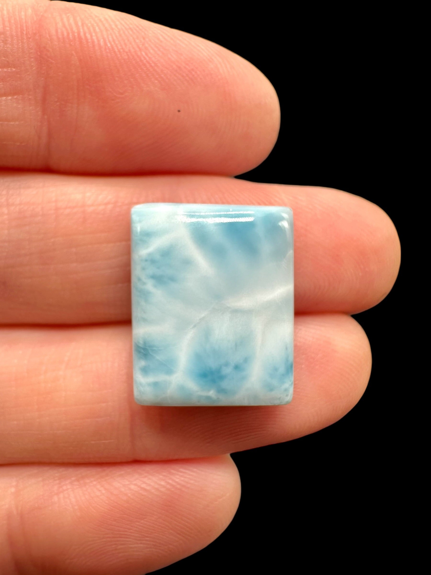Larimar cabochon – Dominican Republic