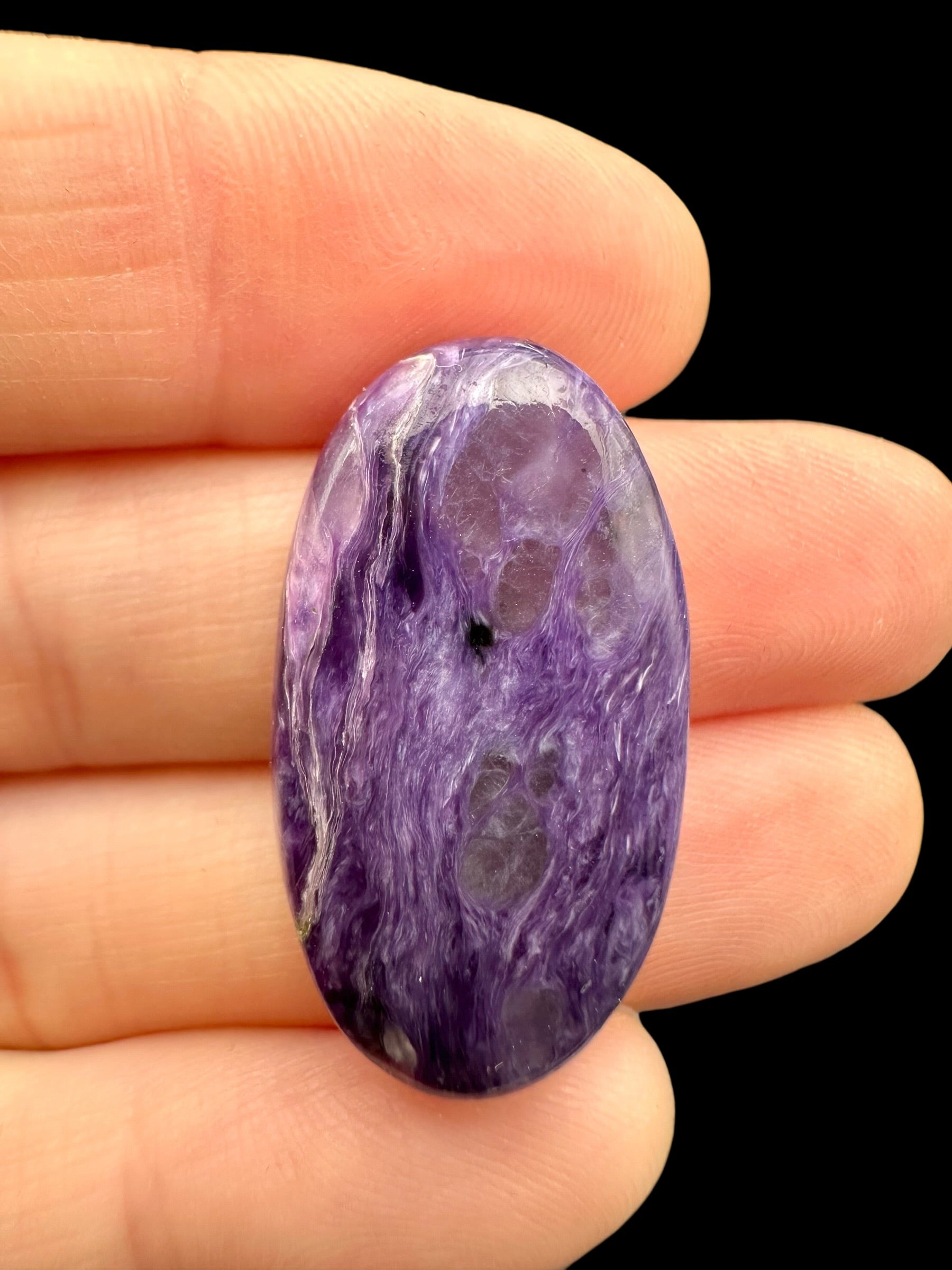 Charoite cabochon – Russia
