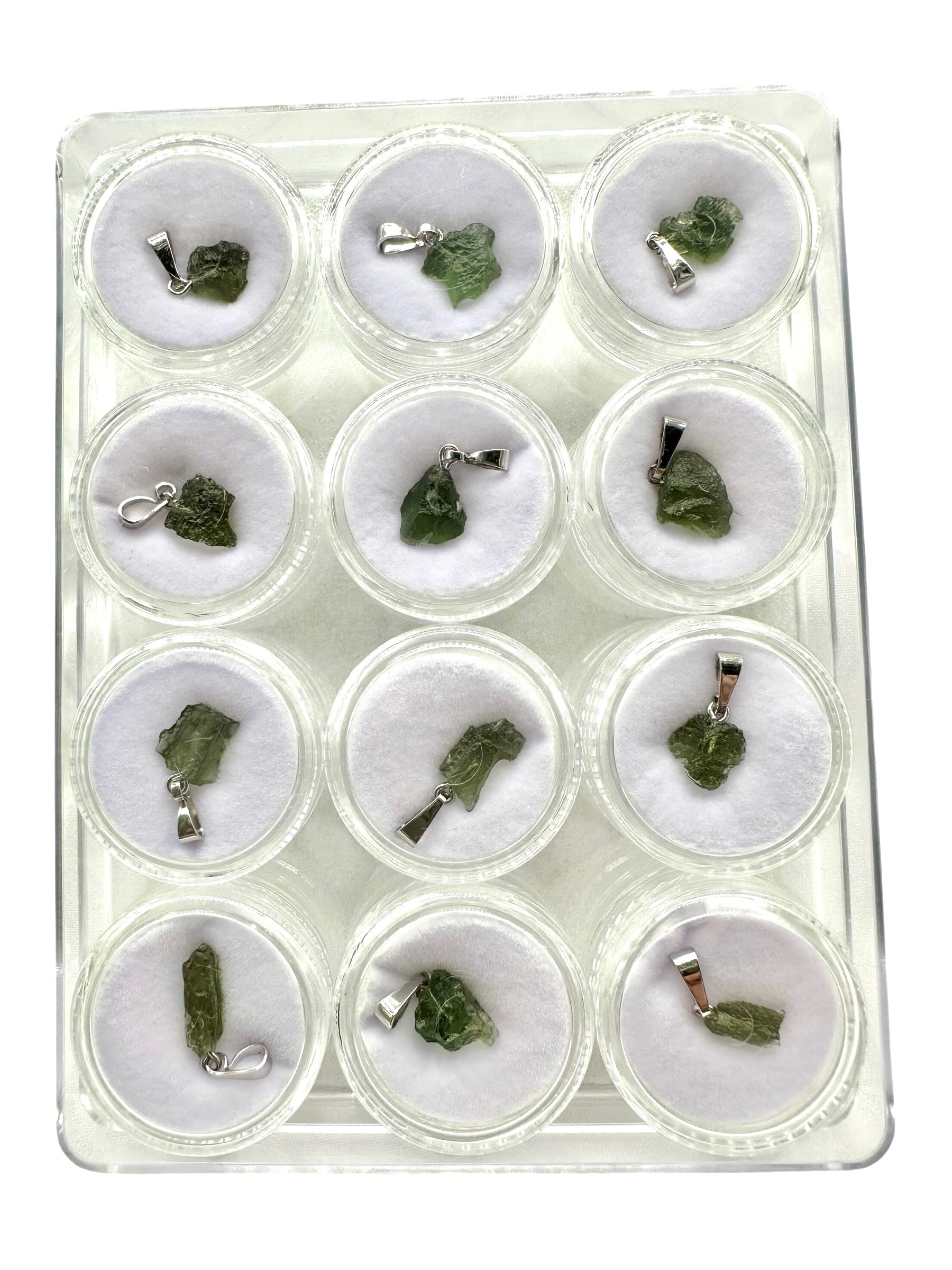 Moldavite pendant in a box – random piece