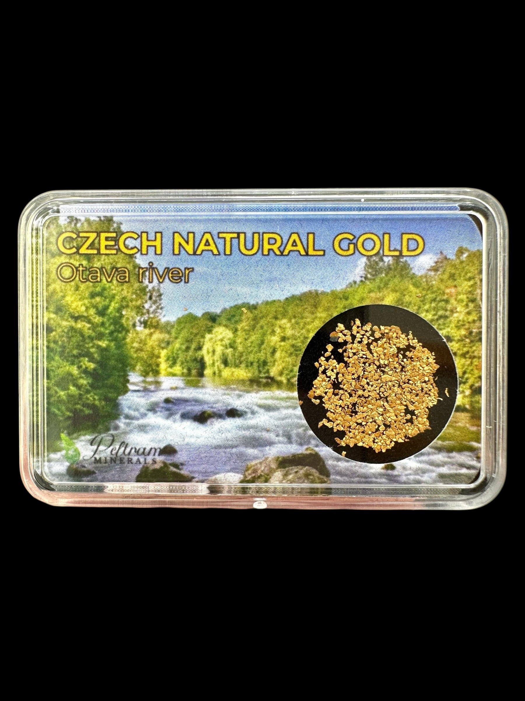 0,2g of gold in box – Otava, CZ