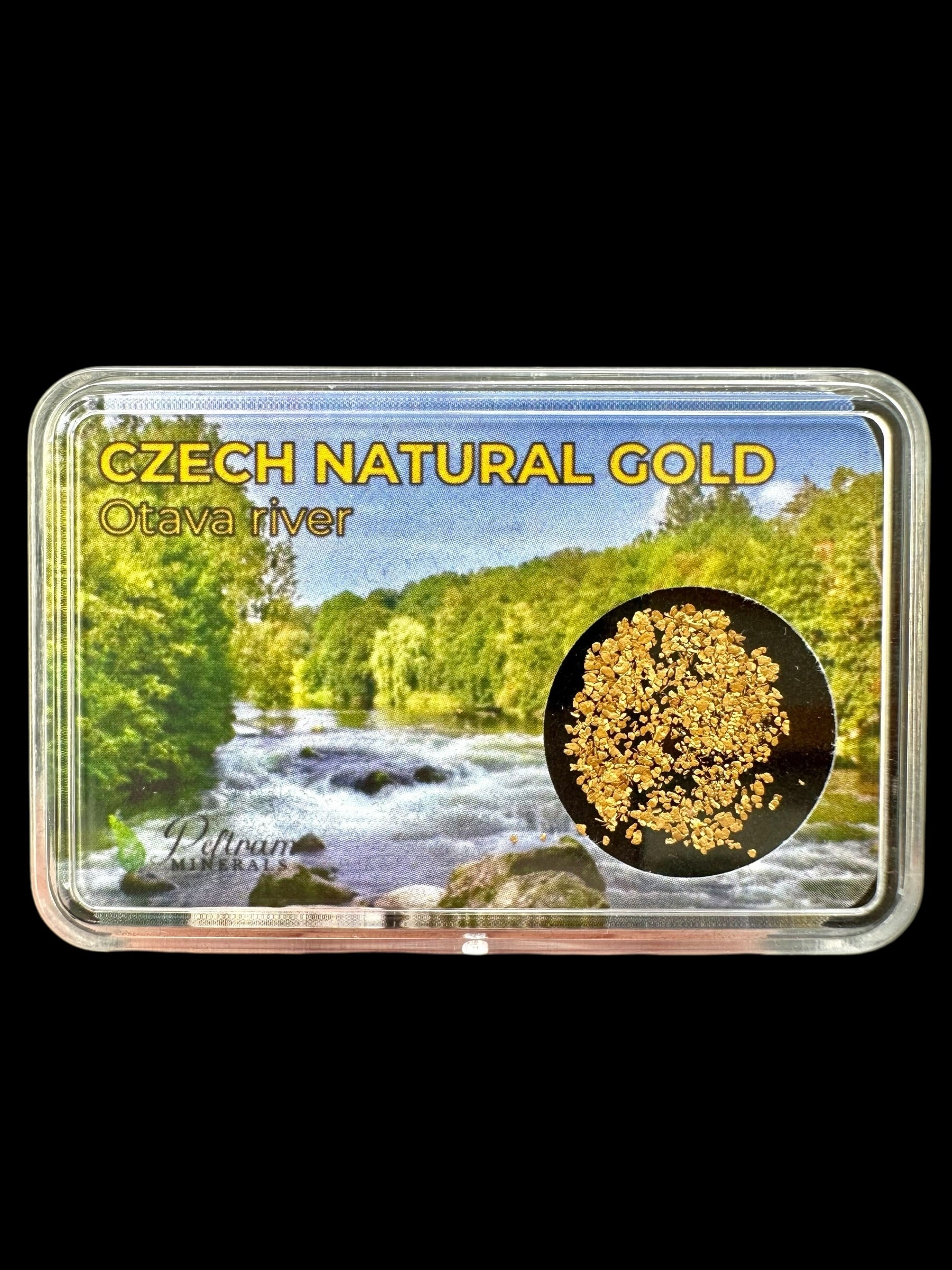 0,2g of gold in box – Otava, CZ