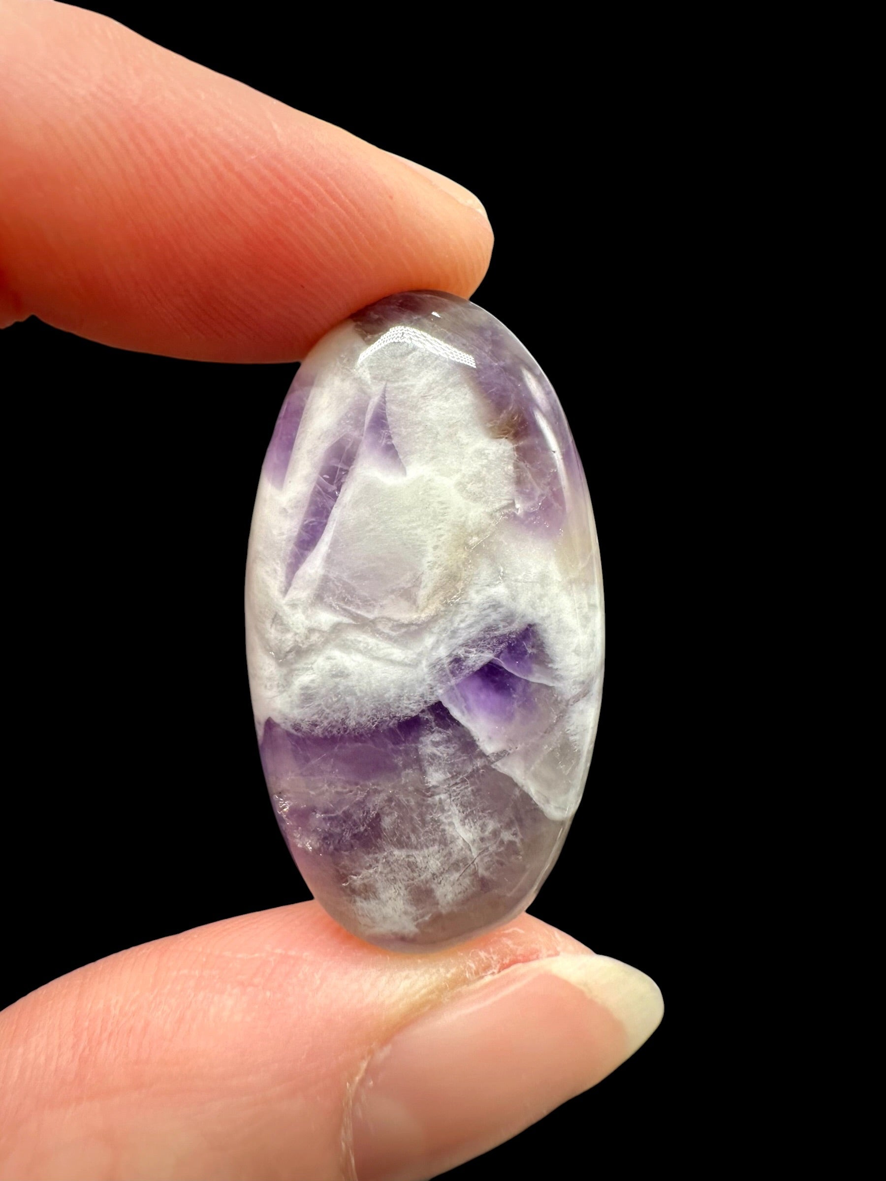 Zonal amethyst cabochons – Namibia - ZAK01