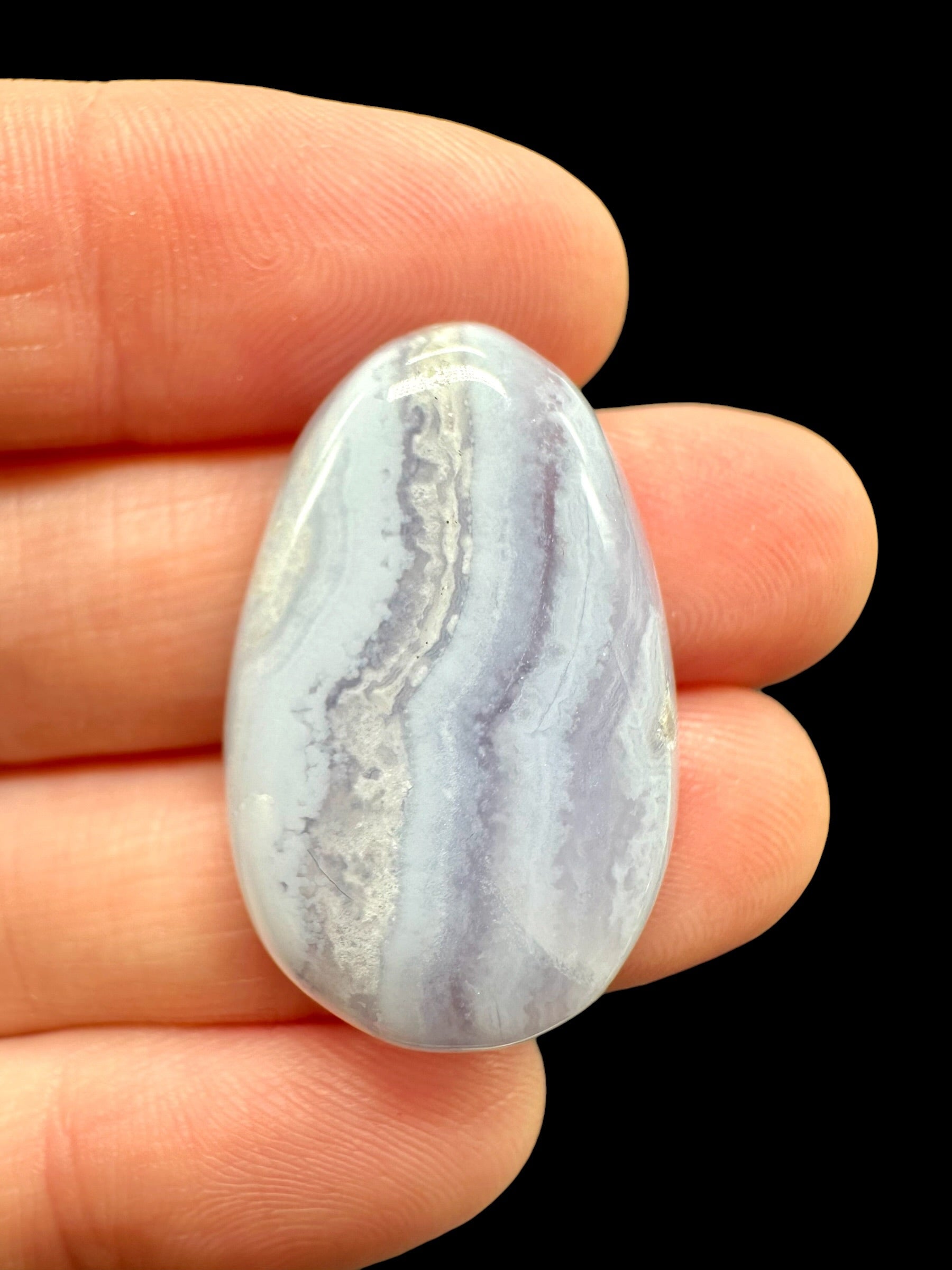 Chalcedony cabochon – Malawi
