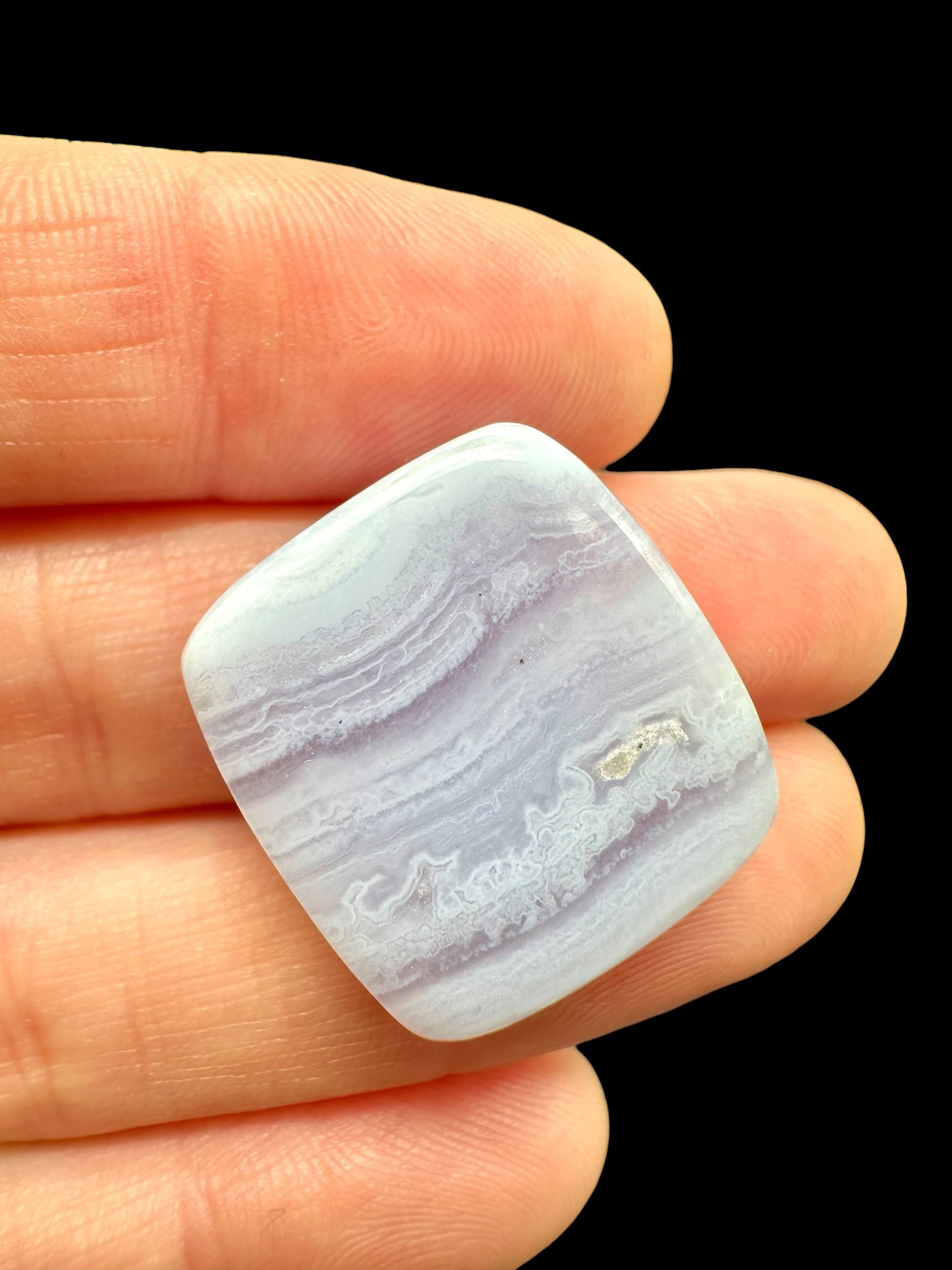 Chalcedony cabochon – Malawi