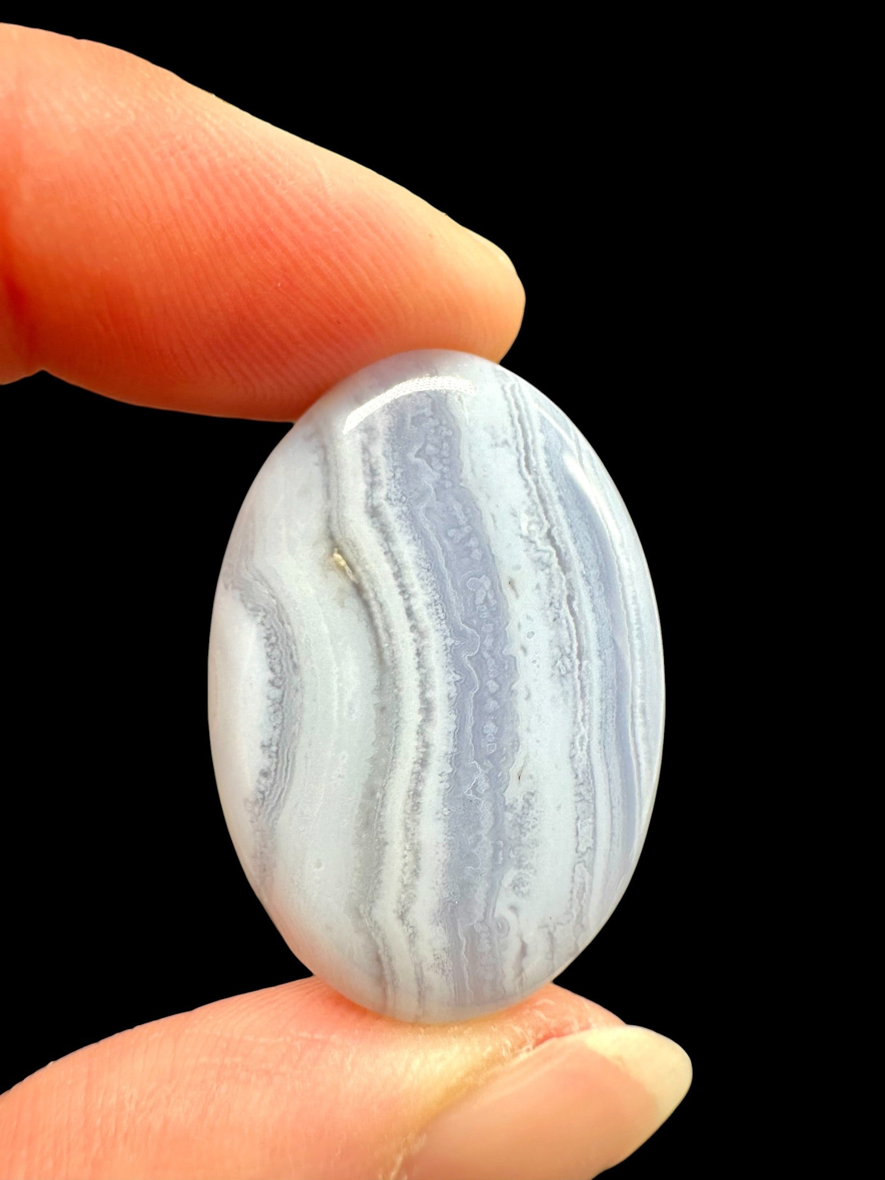 Chalcedony cabochon – Malawi