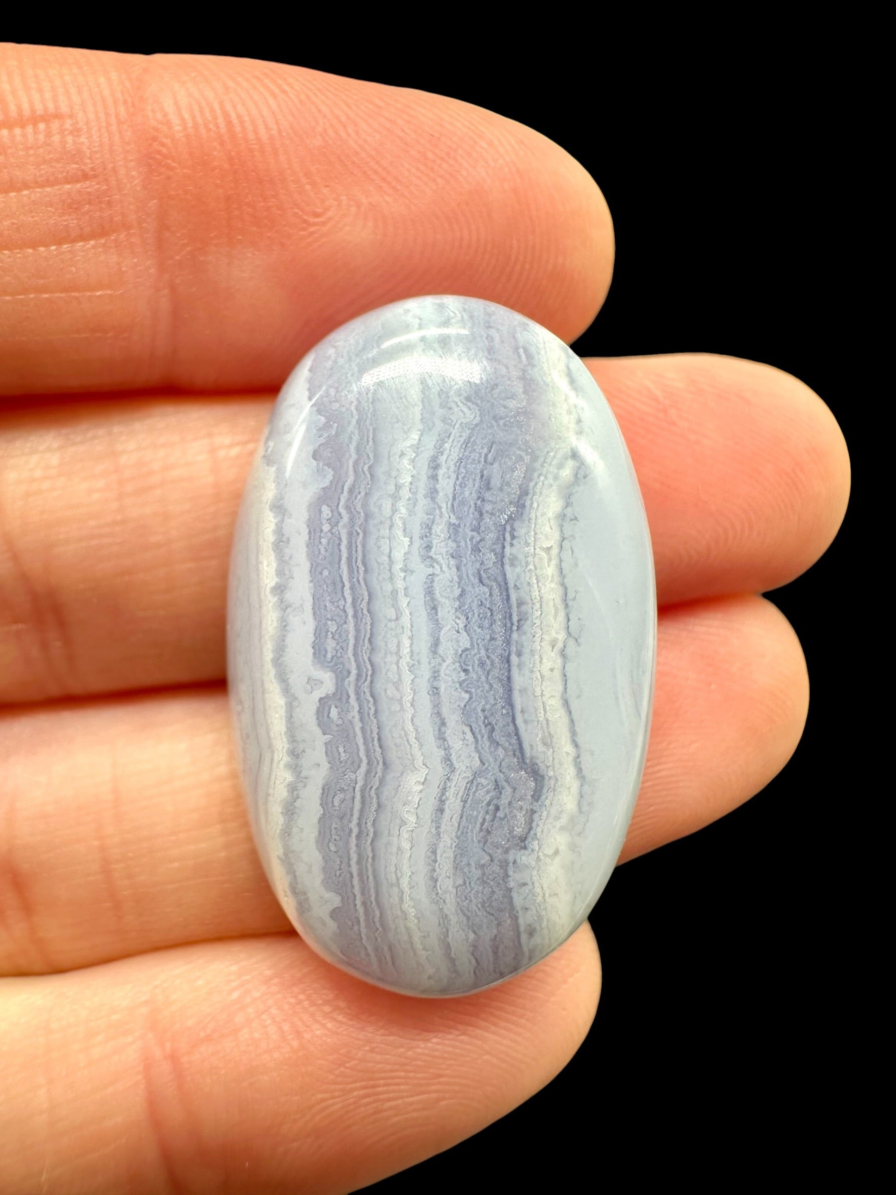 Chalcedony cabochon – Malawi
