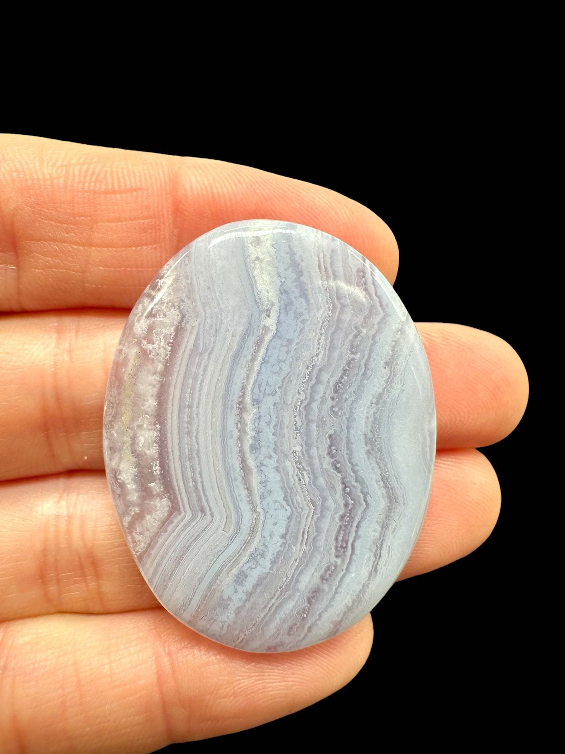 Chalcedony cabochon – Malawi