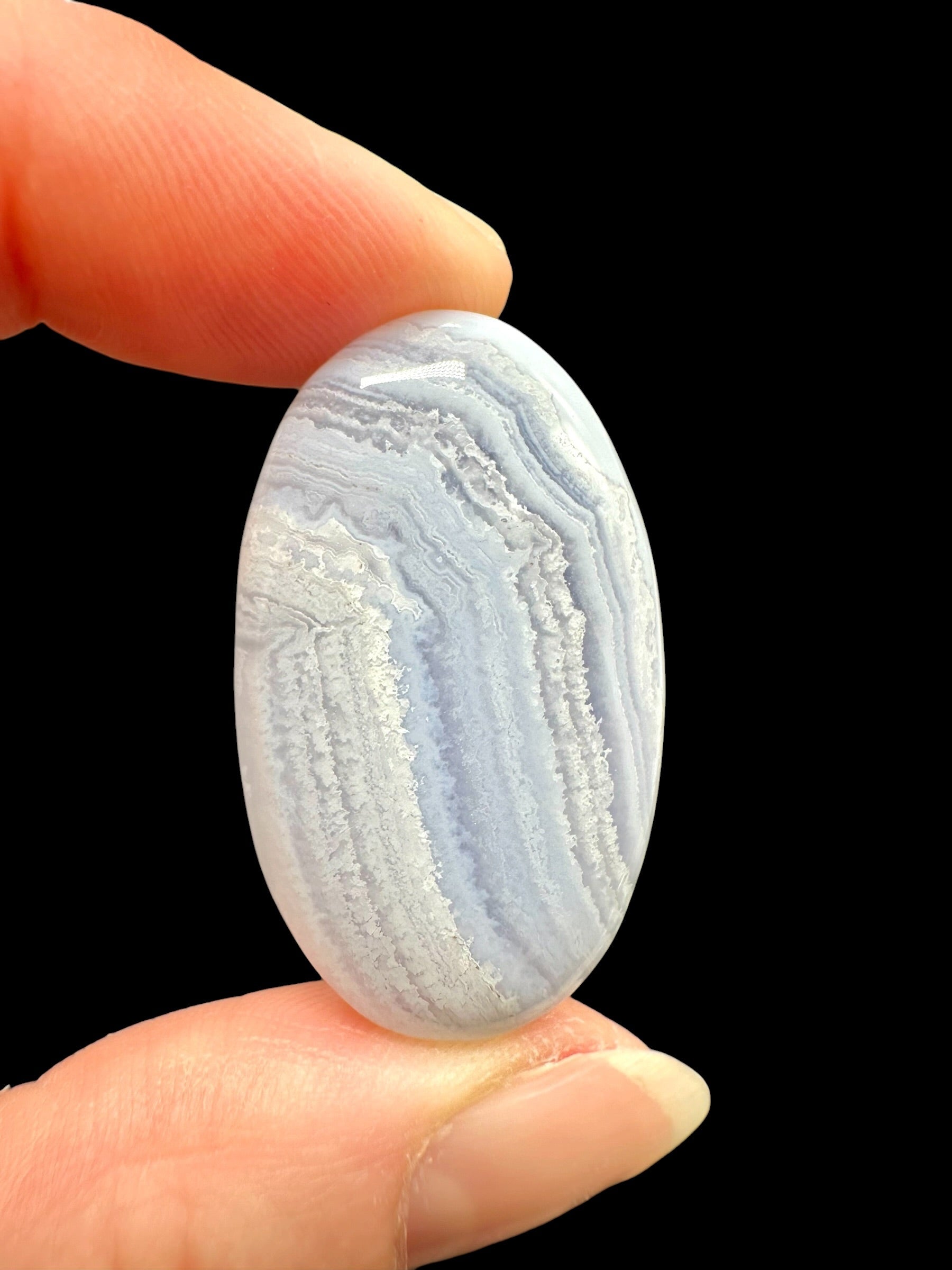 Chalcedony cabochon – Malawi