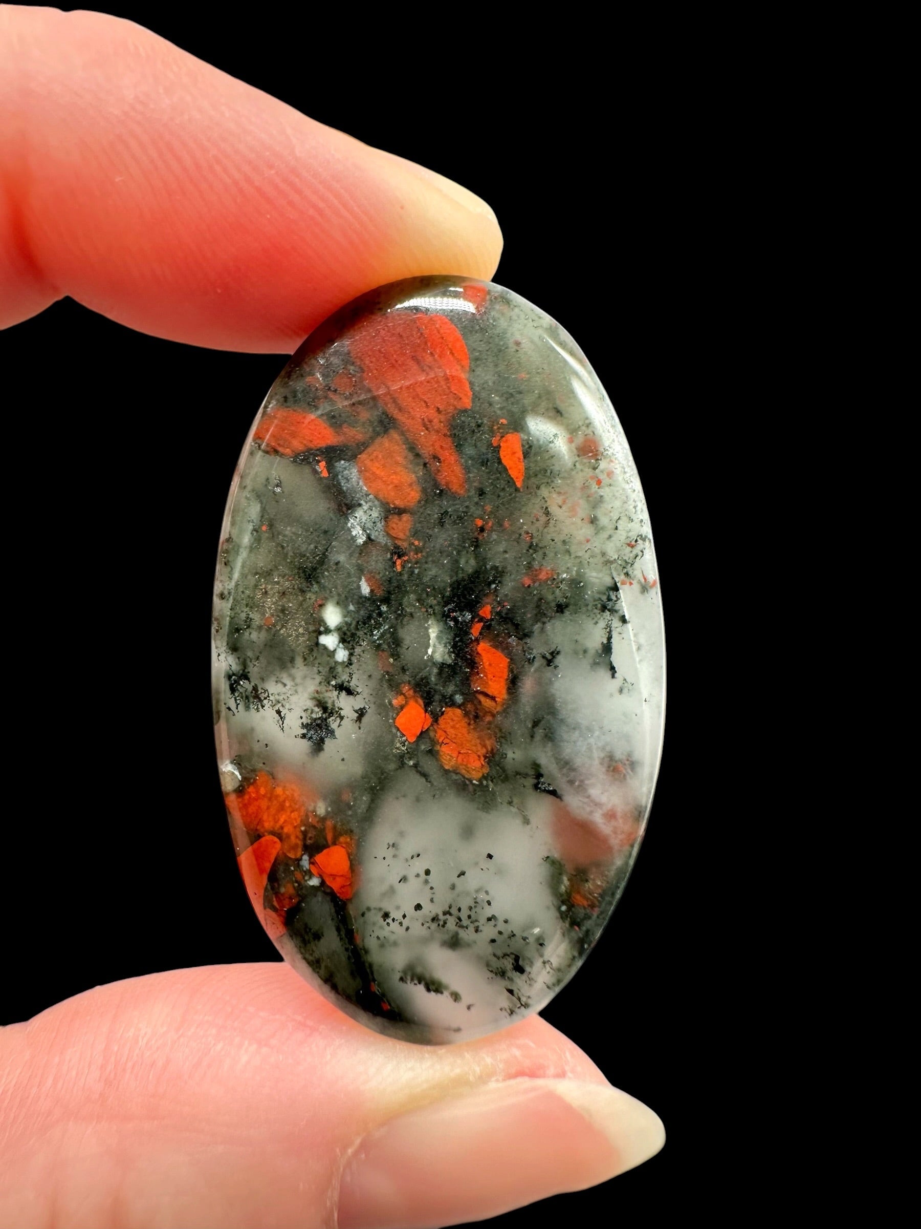 Brecciated jasper cabochons – Africa - BJK03