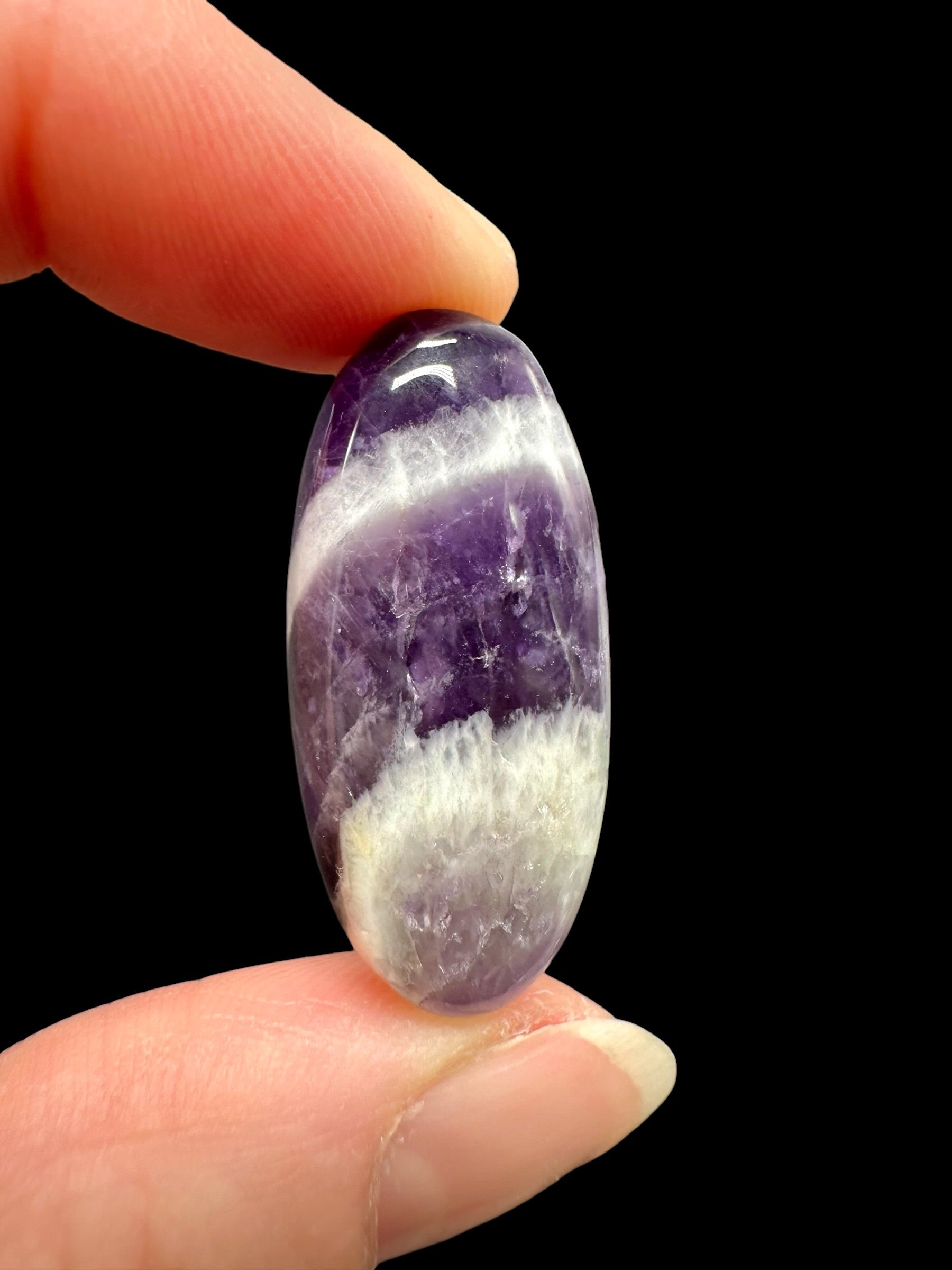 Zonal amethyst cabochons – Namibia - ZAK03