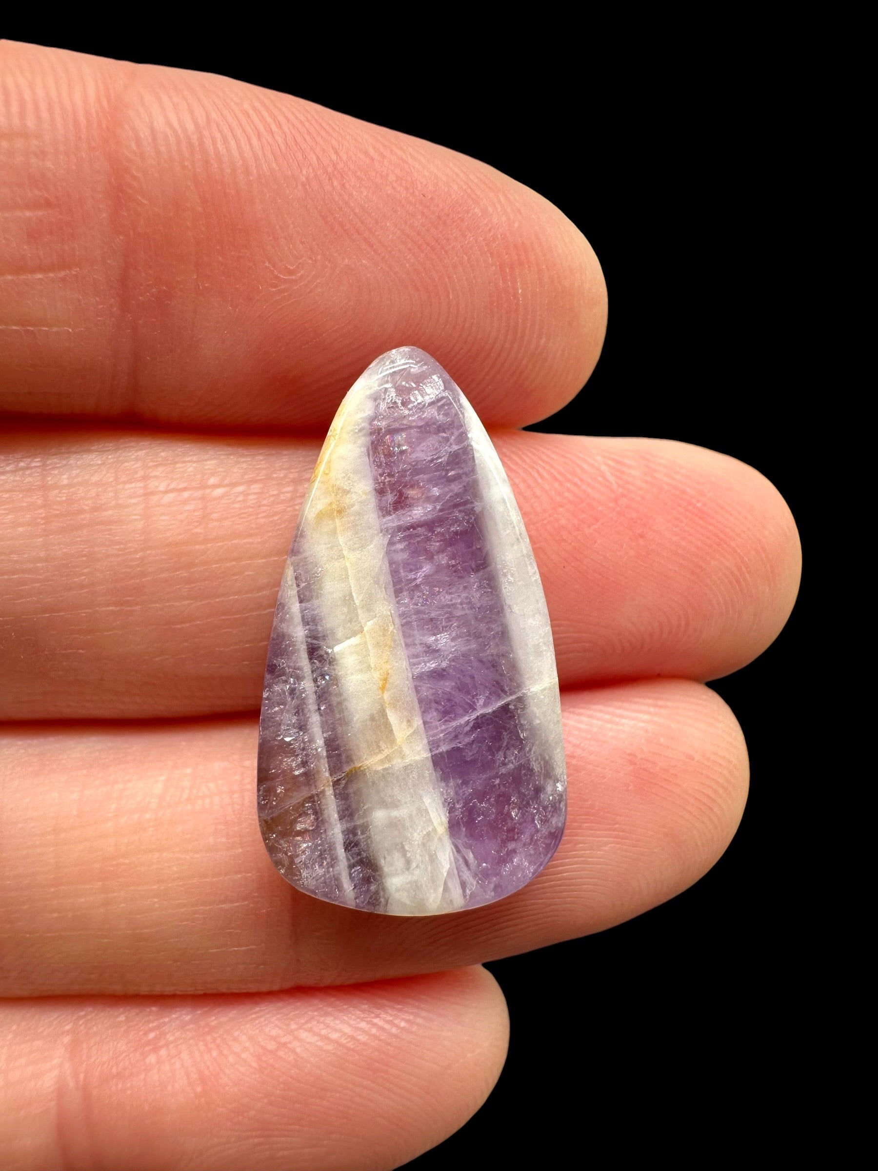 Zonal amethyst cabochons – Namibia - ZAK05