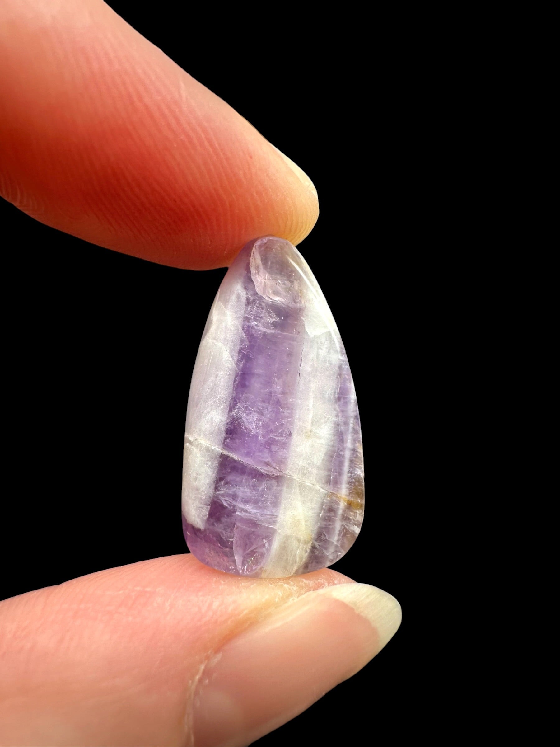 Zonal amethyst cabochons – Namibia - ZAK05