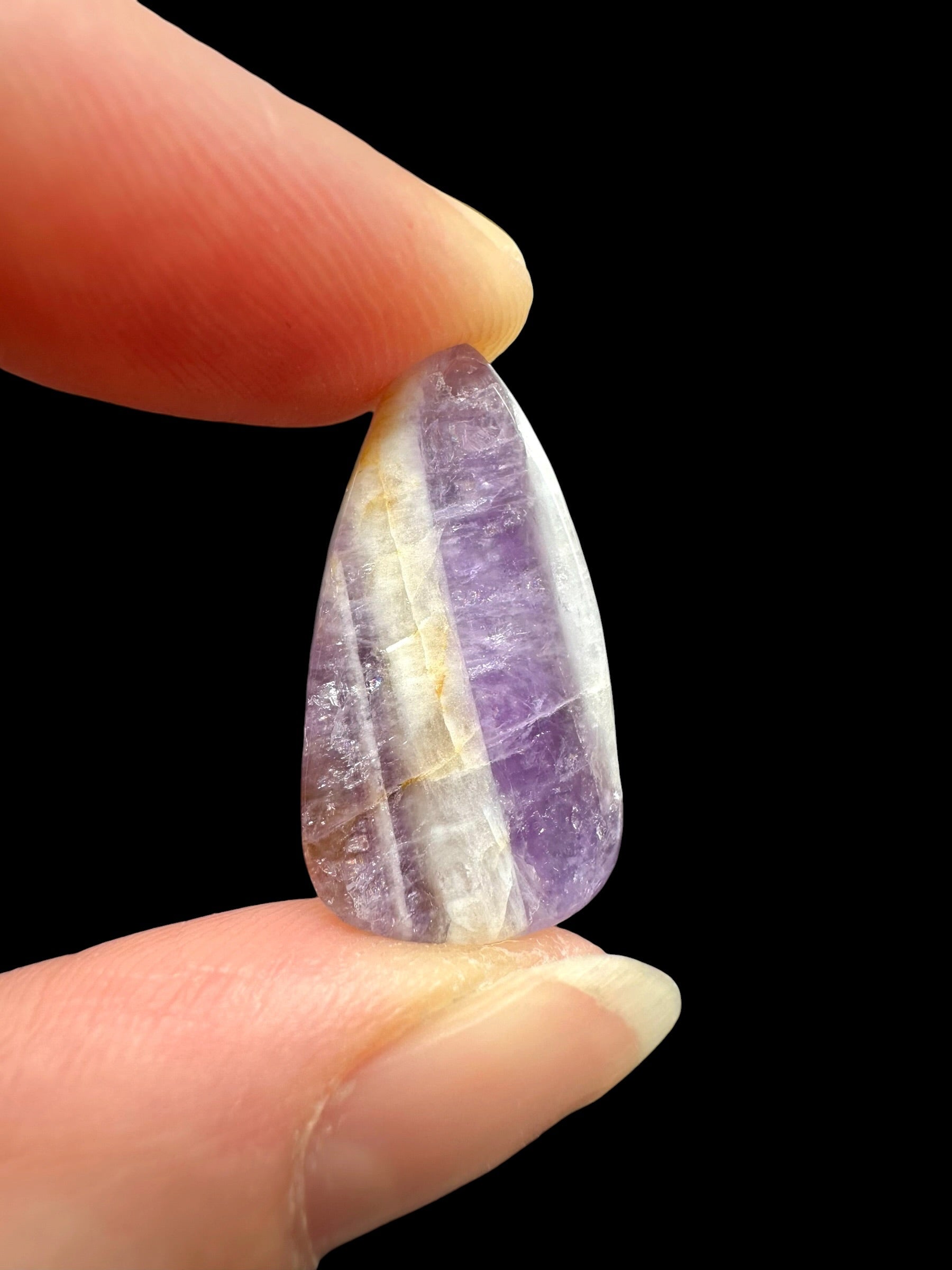 Zonal amethyst cabochons – Namibia - ZAK05