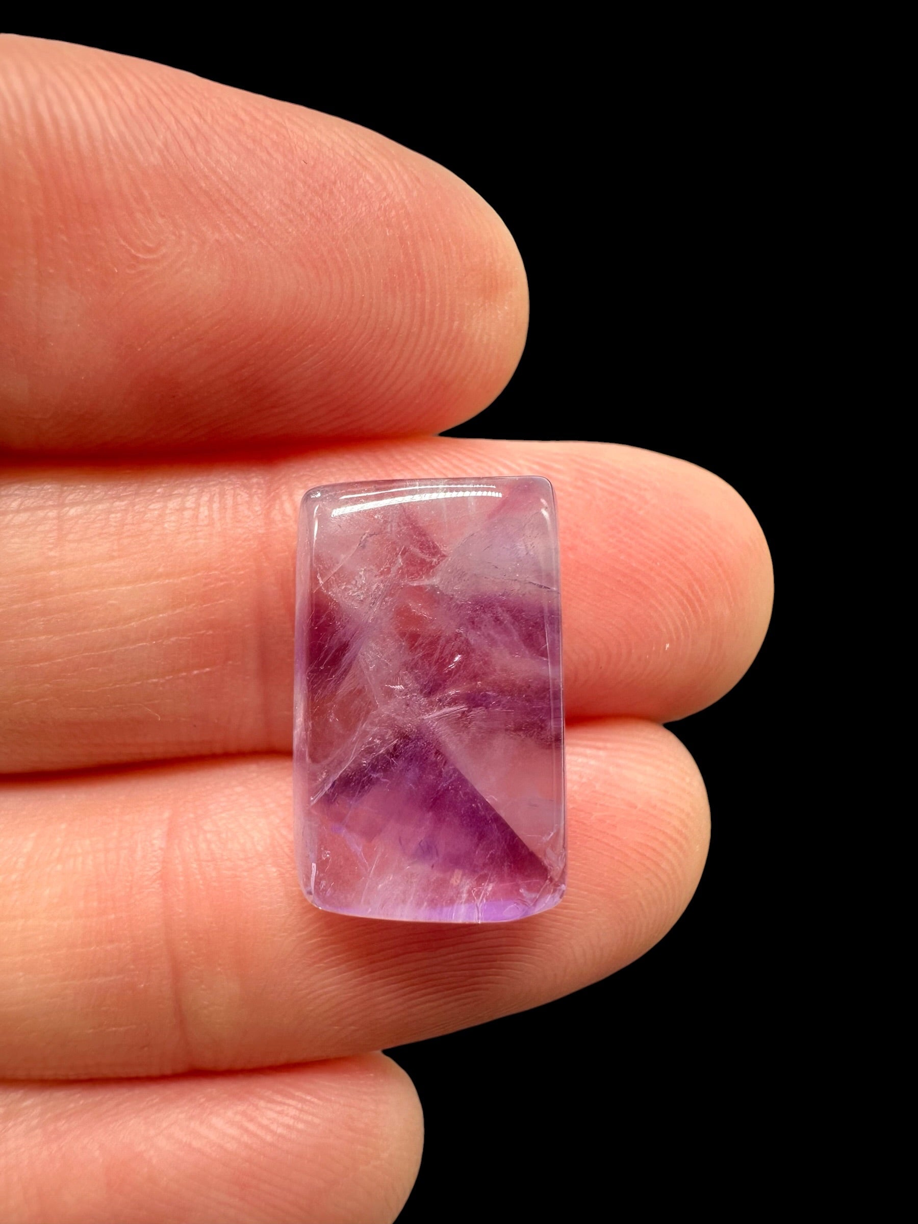 Zonal amethyst cabochons – Namibia - ZAK06