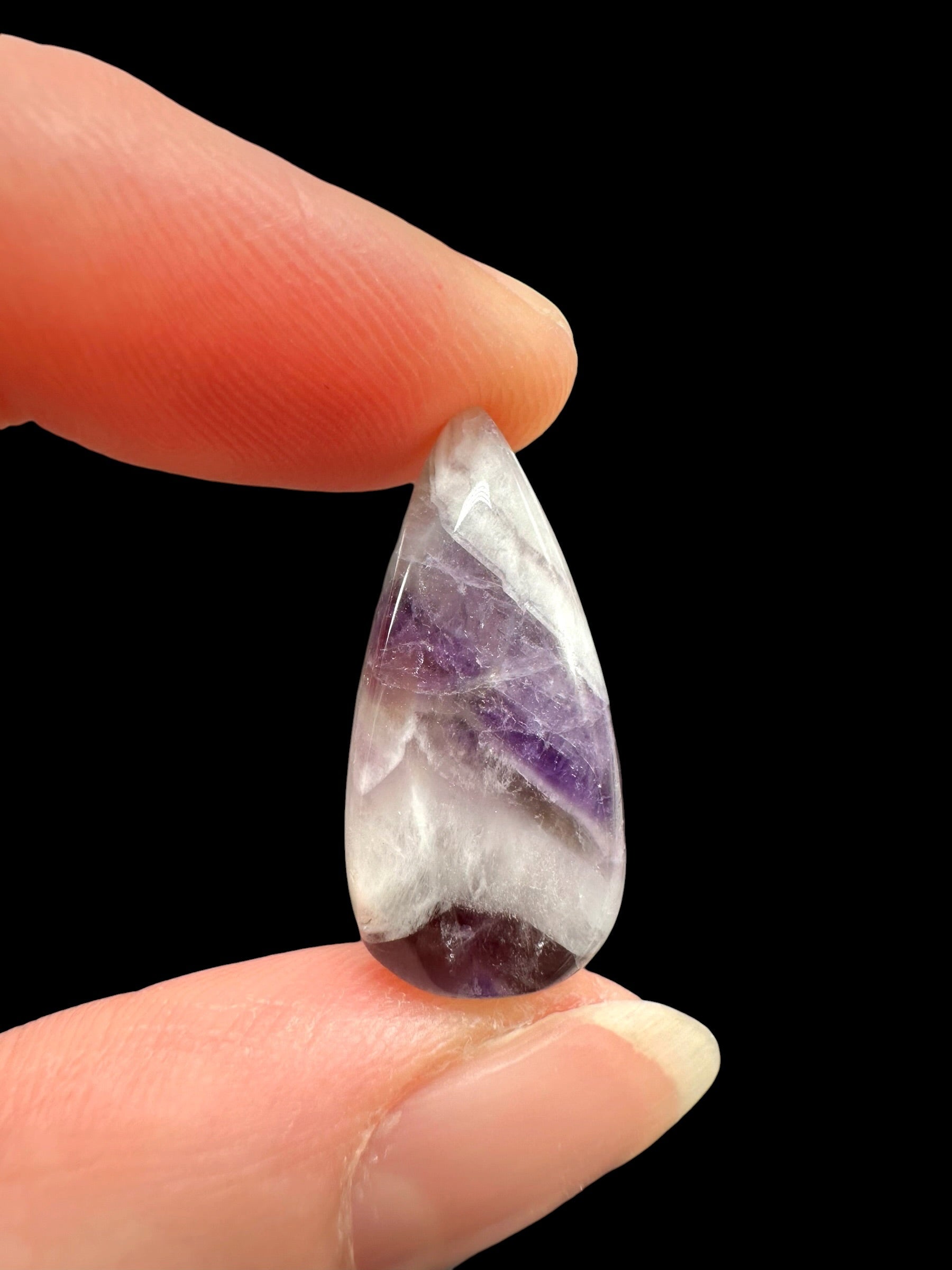 Zonal amethyst cabochons – Namibia - ZAK07