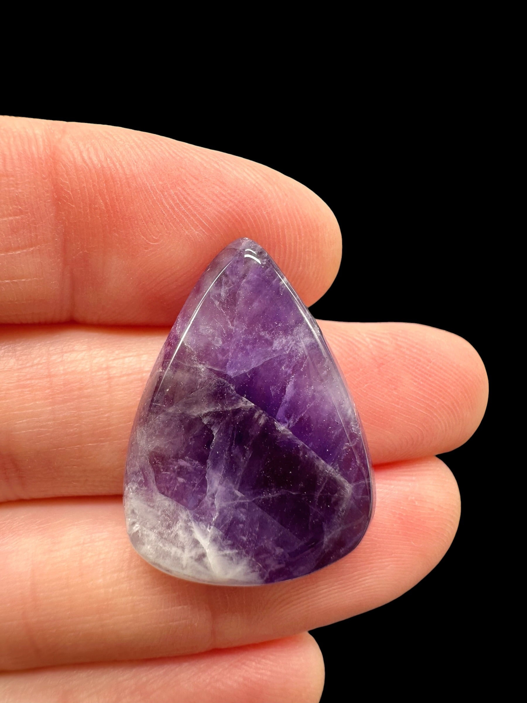 Zonal amethyst cabochons – Namibia - ZAK11