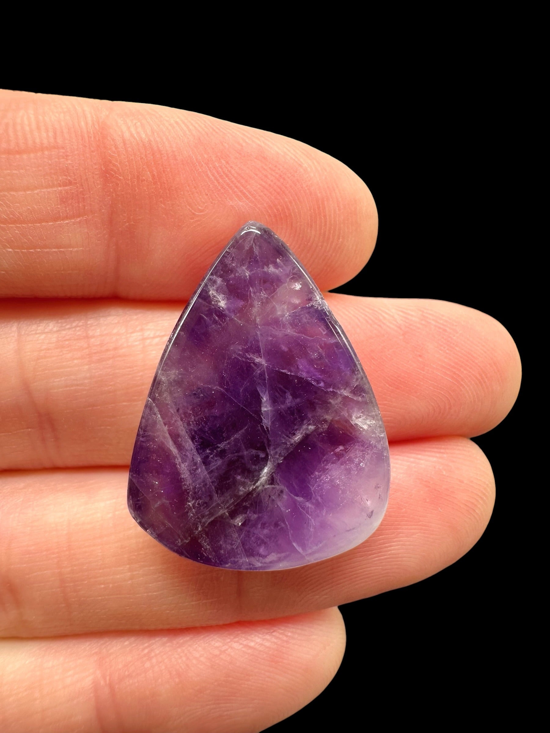 Zonal amethyst cabochons – Namibia - ZAK11