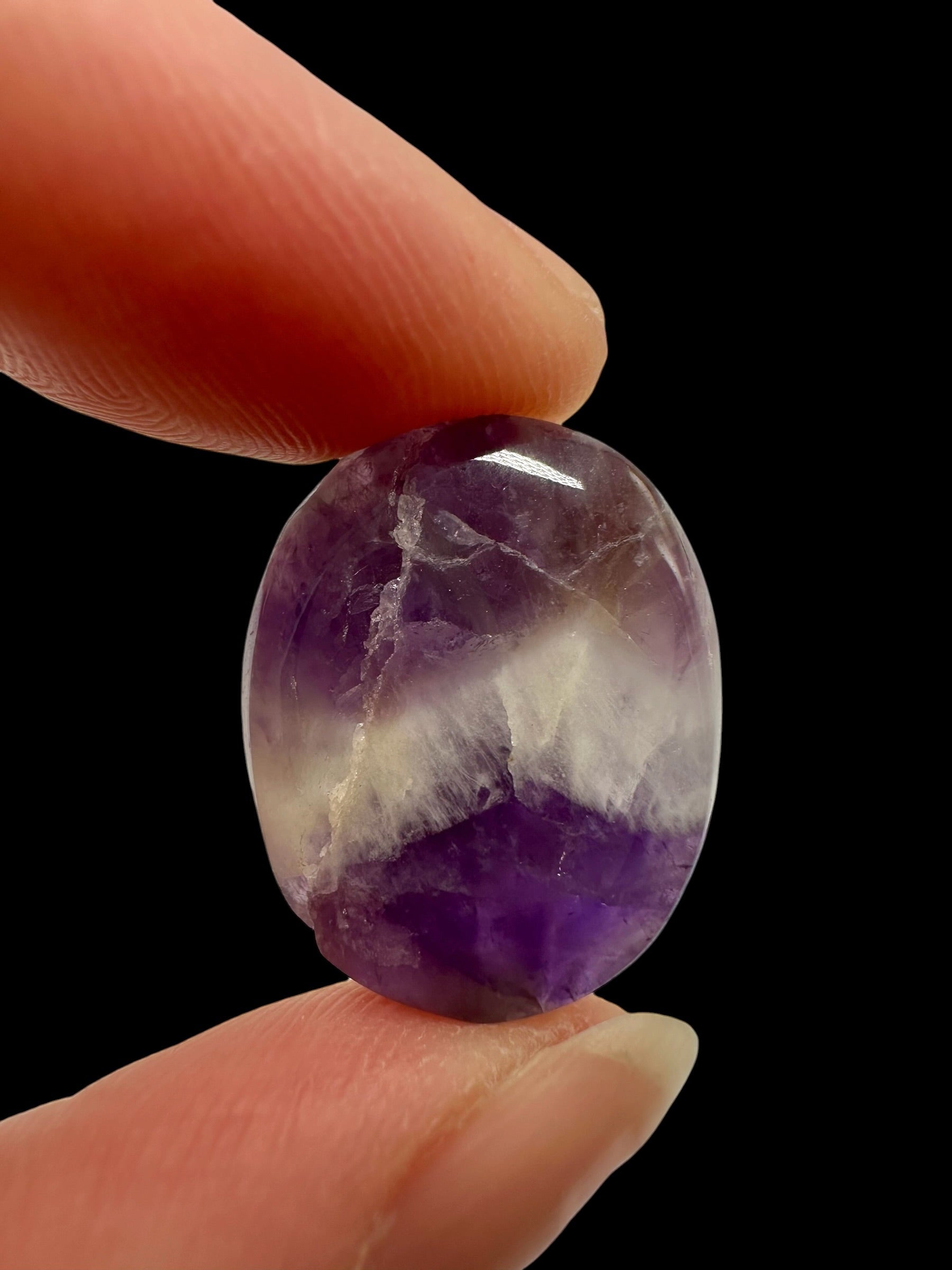 Zonal amethyst cabochons – Namibia - ZAK12