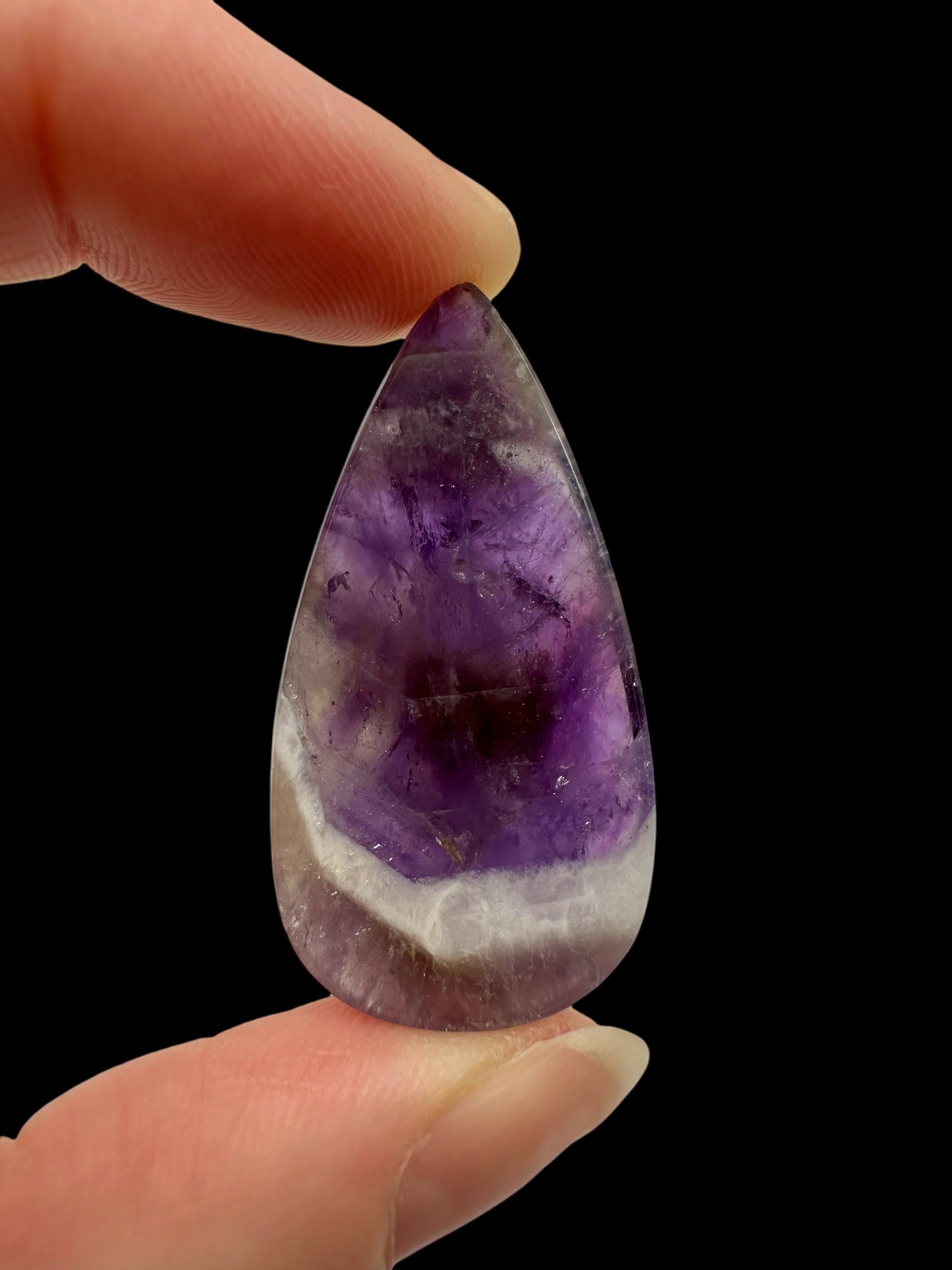 Zonal amethyst cabochons – Namibia - ZAK14