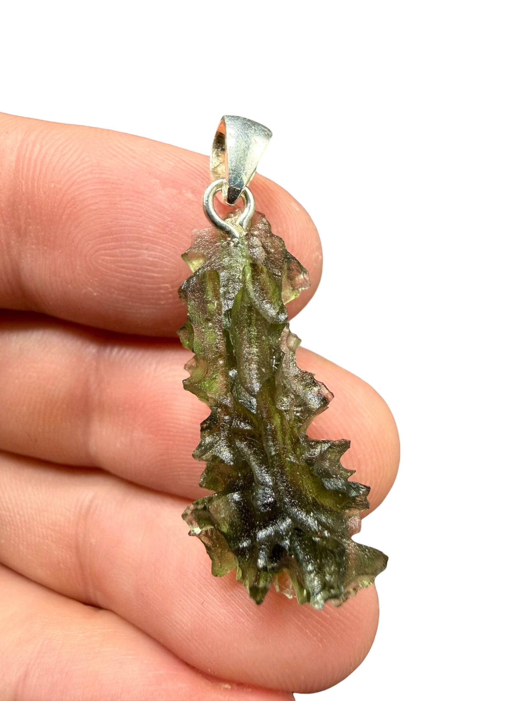 Silver moldavite pendant 2,61g - SP/V980