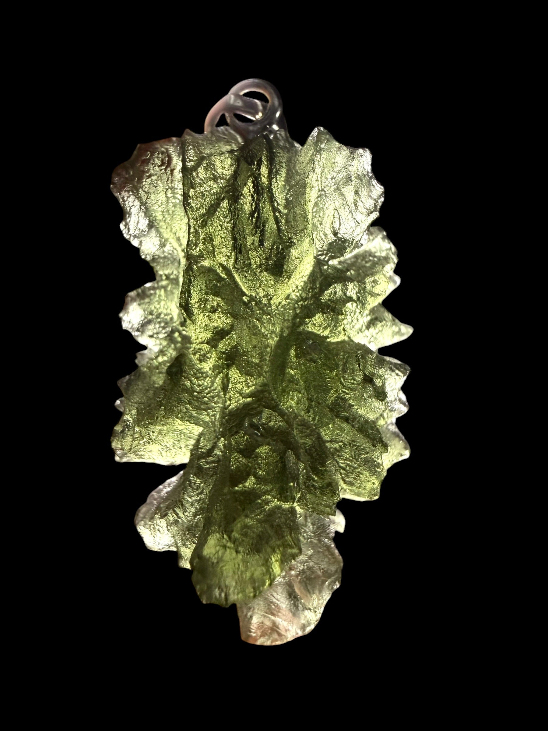 Silver moldavite pendant 3,88g - SP/V983