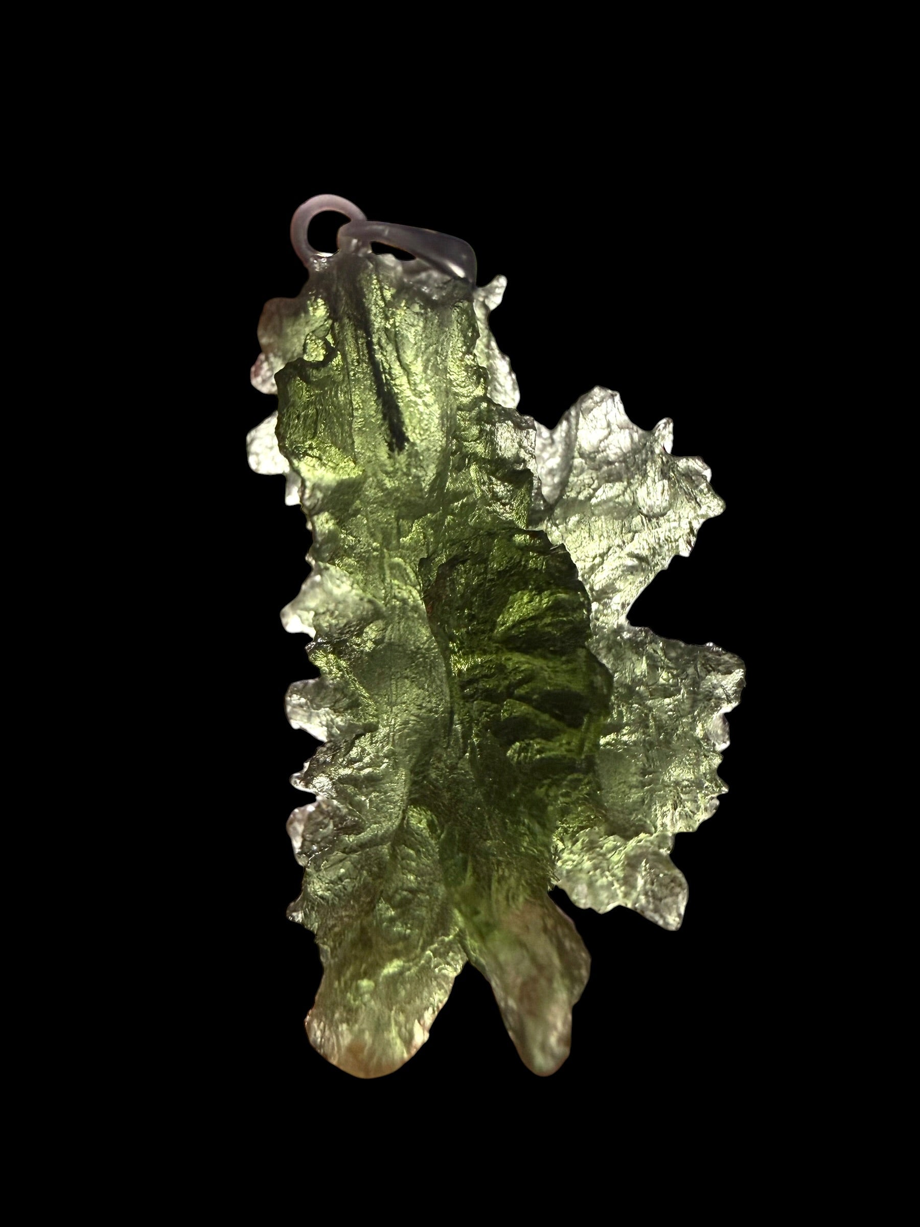 Silver moldavite pendant 3,3g - SP/V984