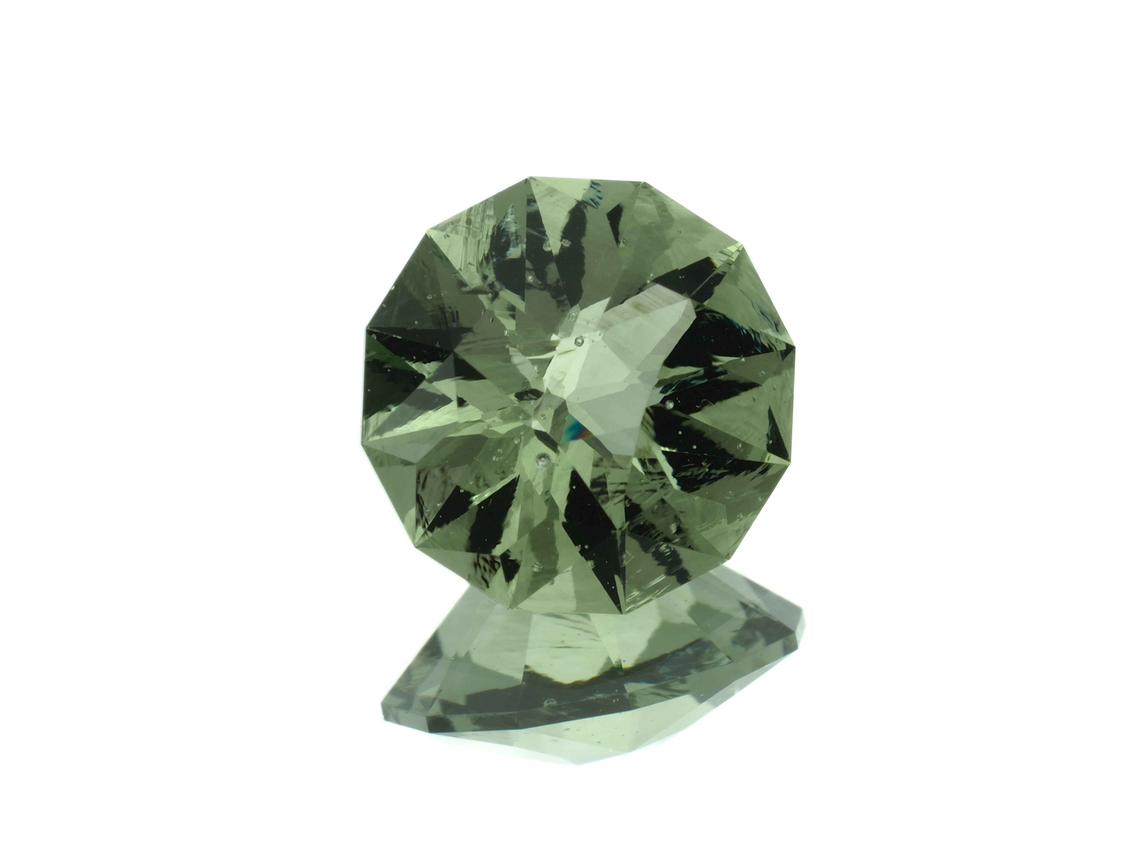 Moldavite faccettata 1ct – TOP quality - BV088