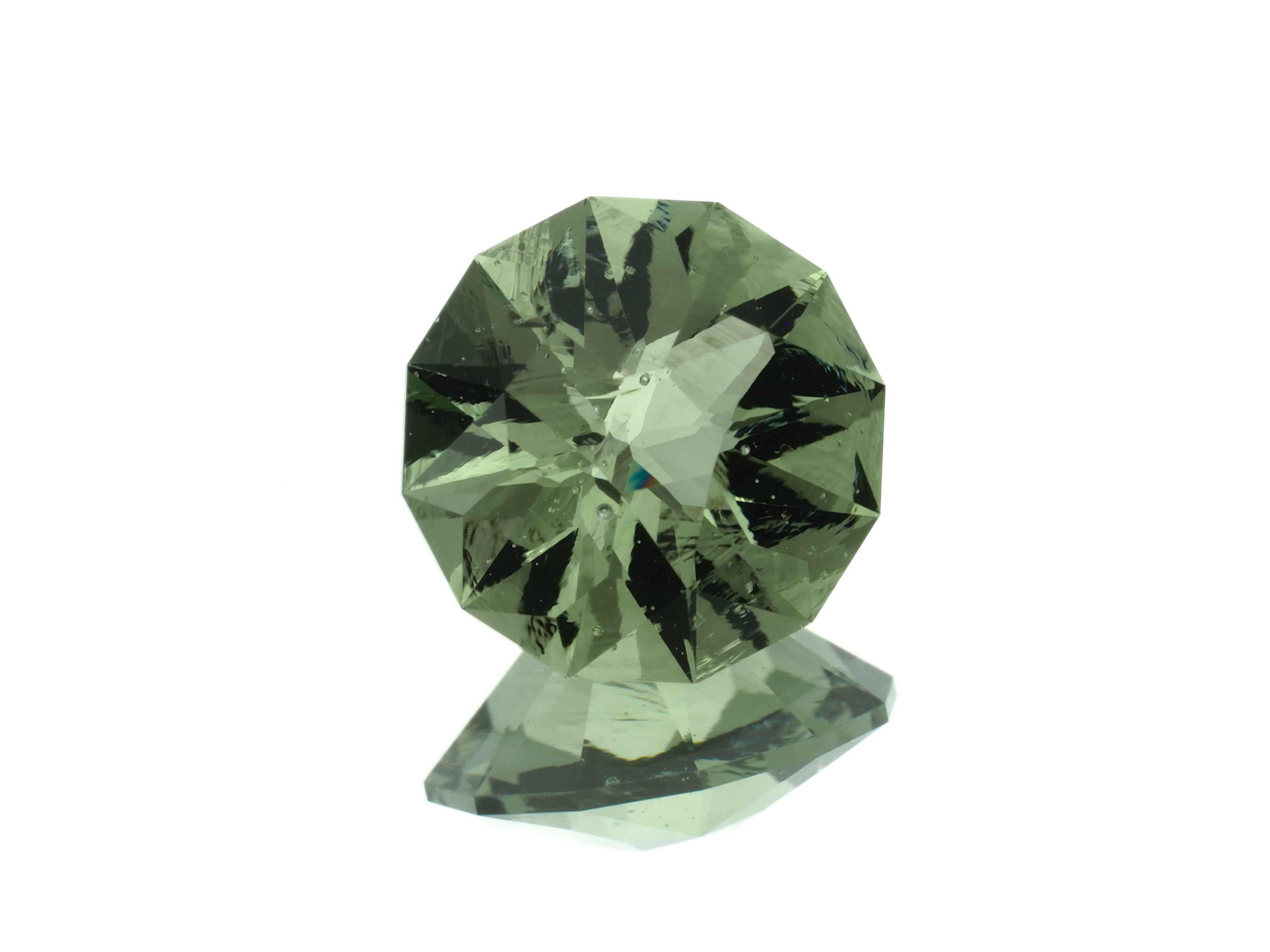 Moldavite faccettata 1ct – TOP quality - BV088