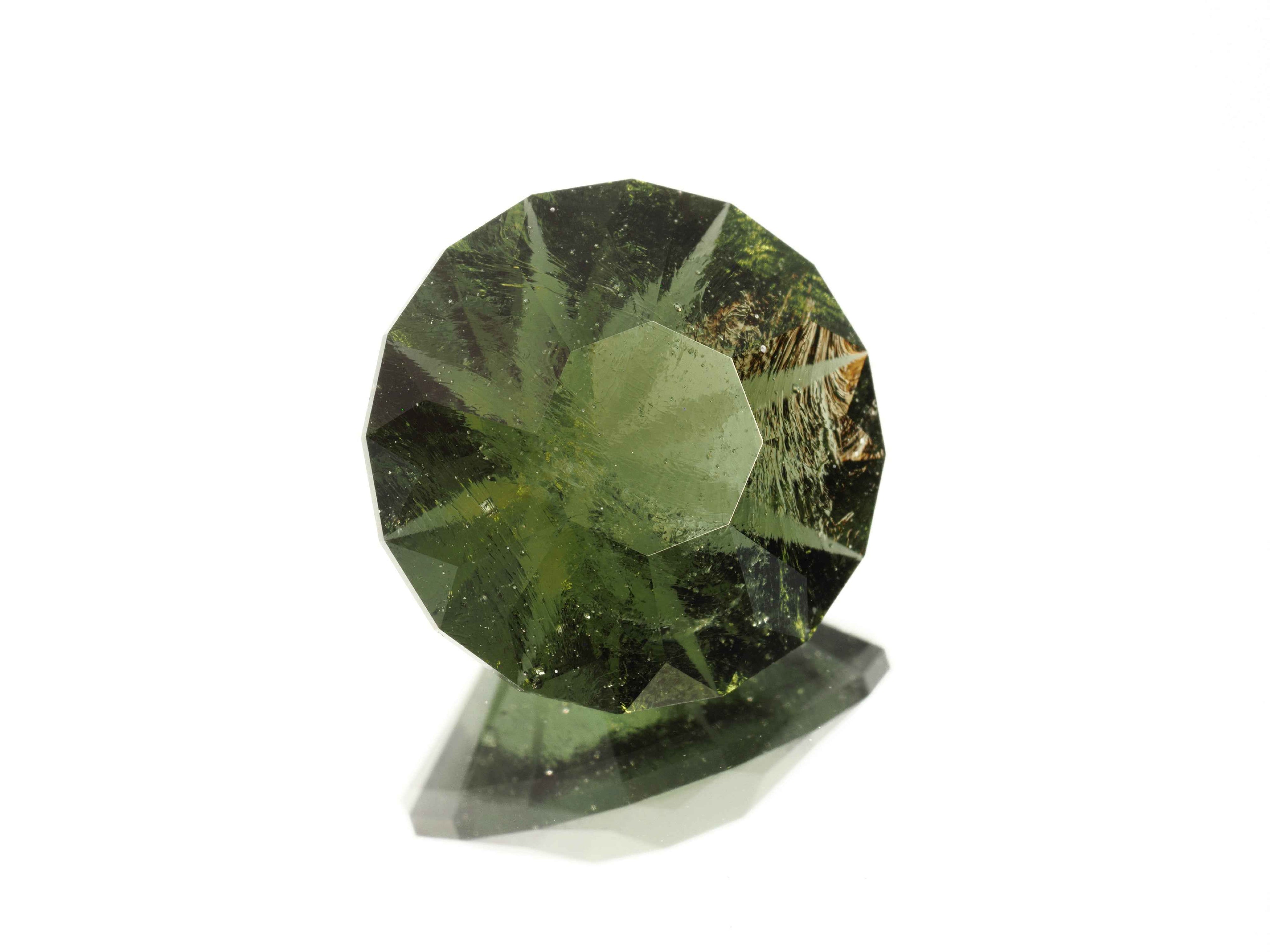 Moldavite faccettata 6,3ct – TOP quality - BV090